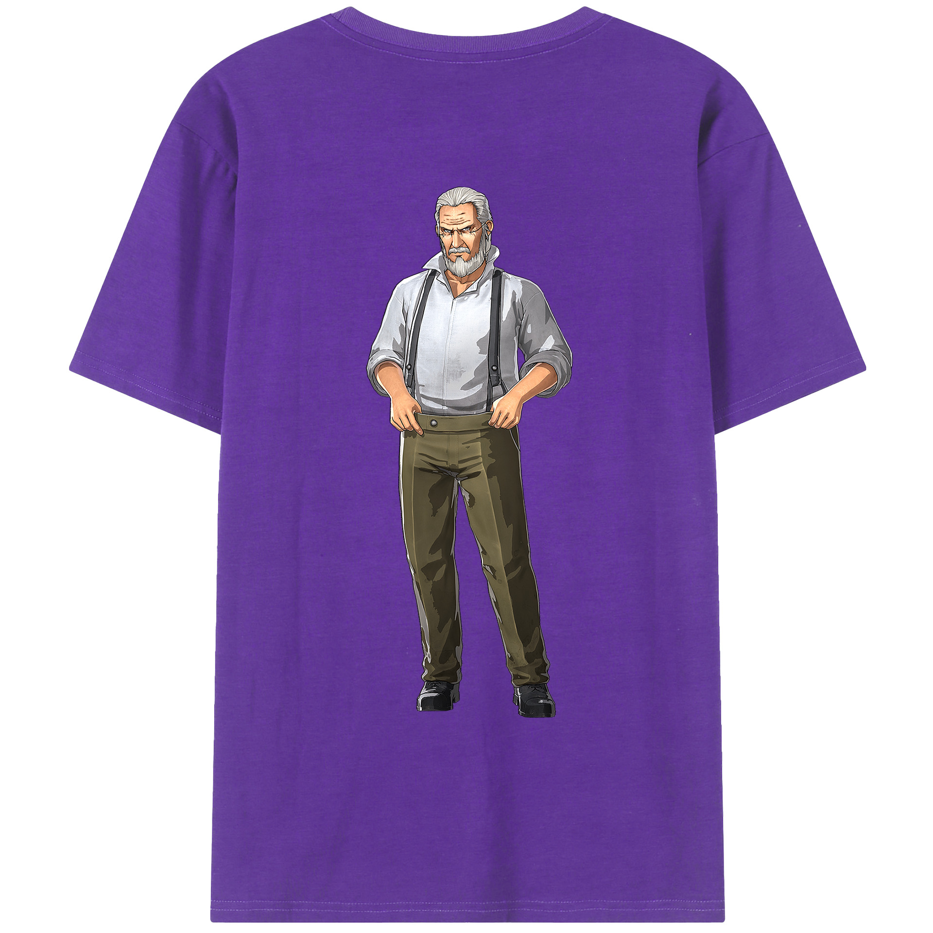 （画像用） 進撃の巨人 Attack on Titan 綿100％ メンズ半袖Tシャツ（バックプリント） 通気性