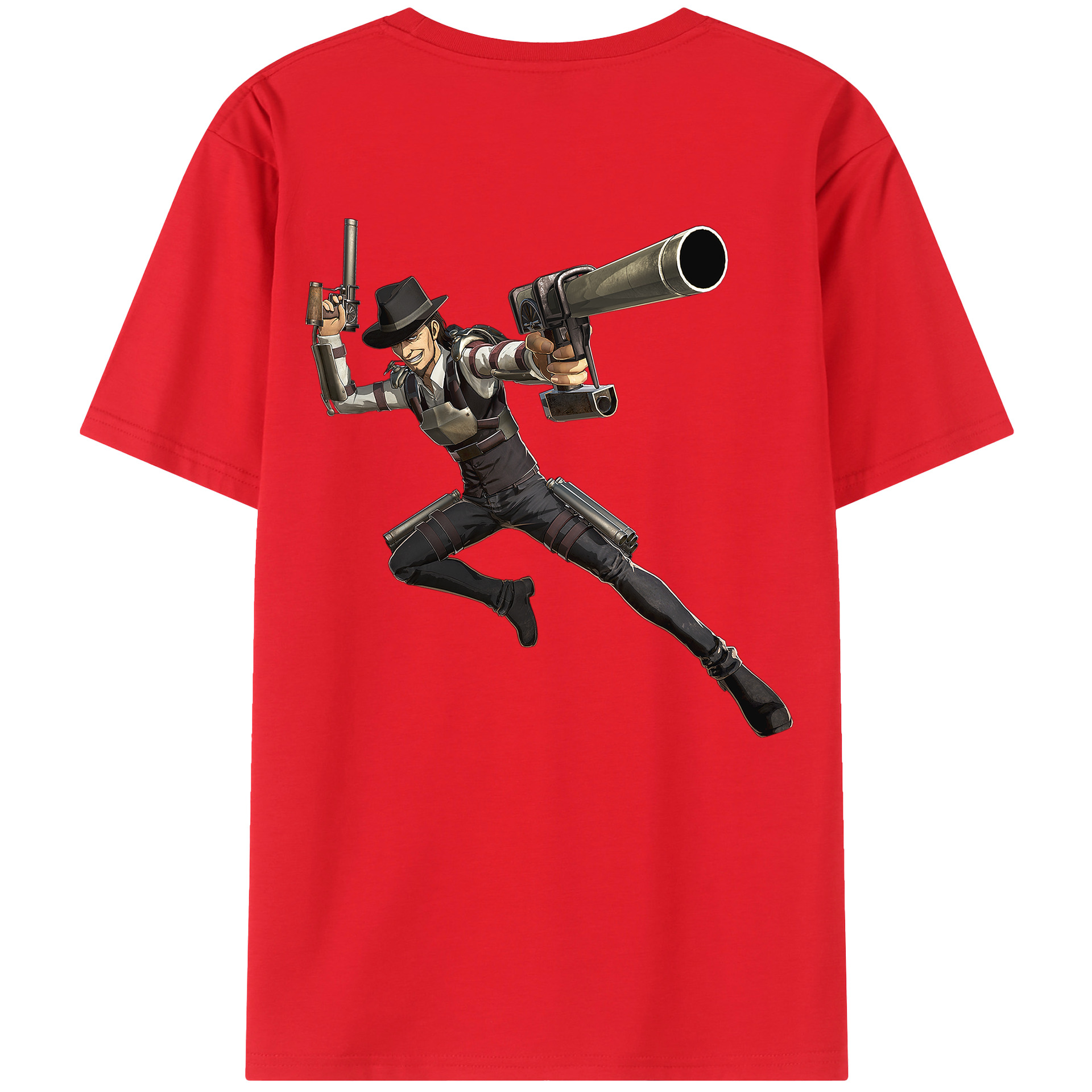 （画像用） 進撃の巨人 Attack on Titan 綿100％ メンズ半袖Tシャツ（バックプリント） 通気性