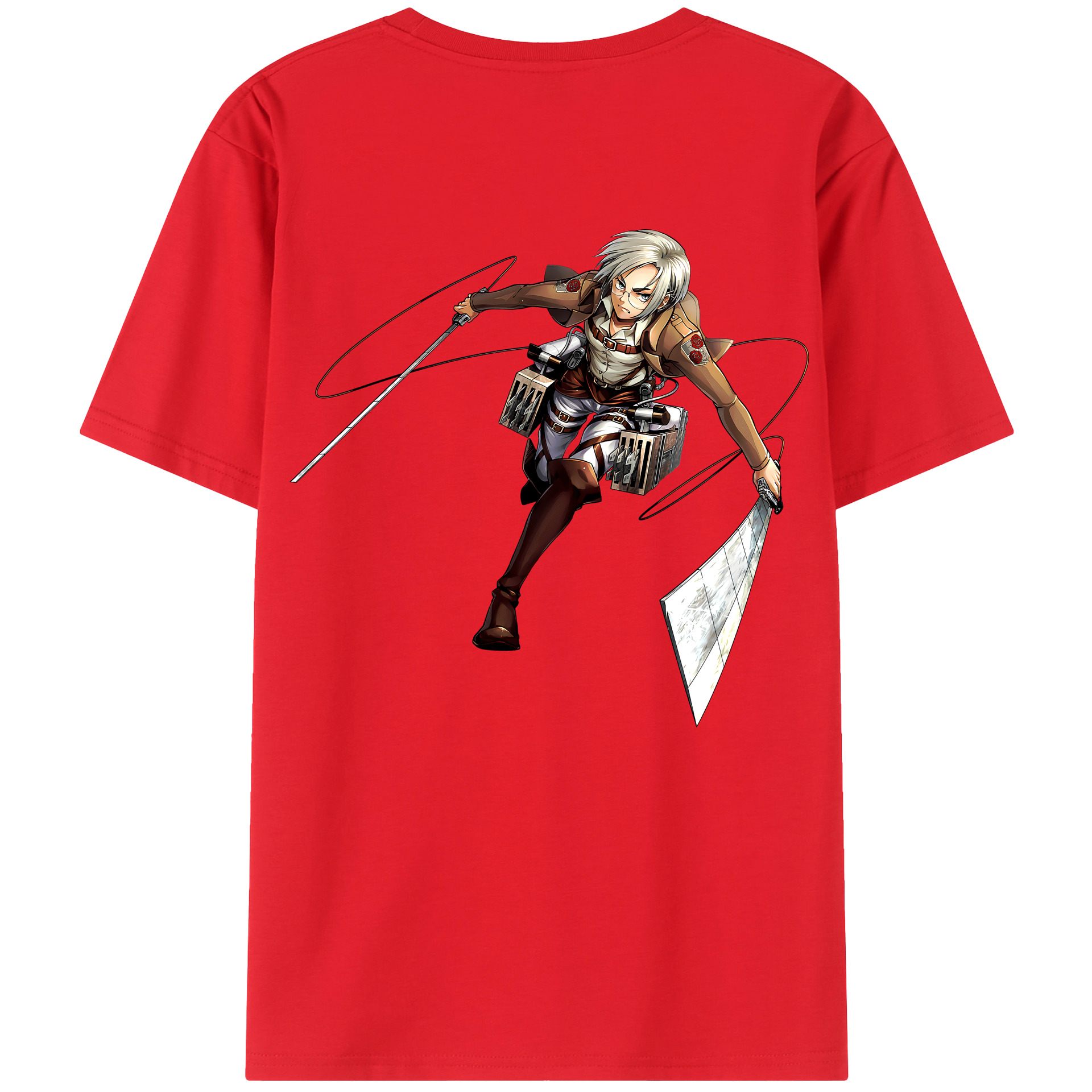 （画像用）  綿100％ メンズ半袖Tシャツ（バックプリント） 通気性