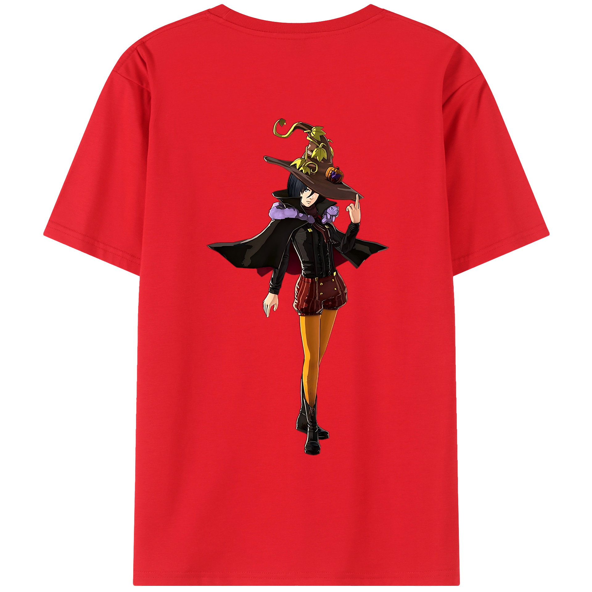 （画像用） 進撃の巨人 ミカサ·アッカーマン Attack on Titan Mikasa Ackerman 綿100％ メンズ半袖Tシャツ（バックプリント） 通気性