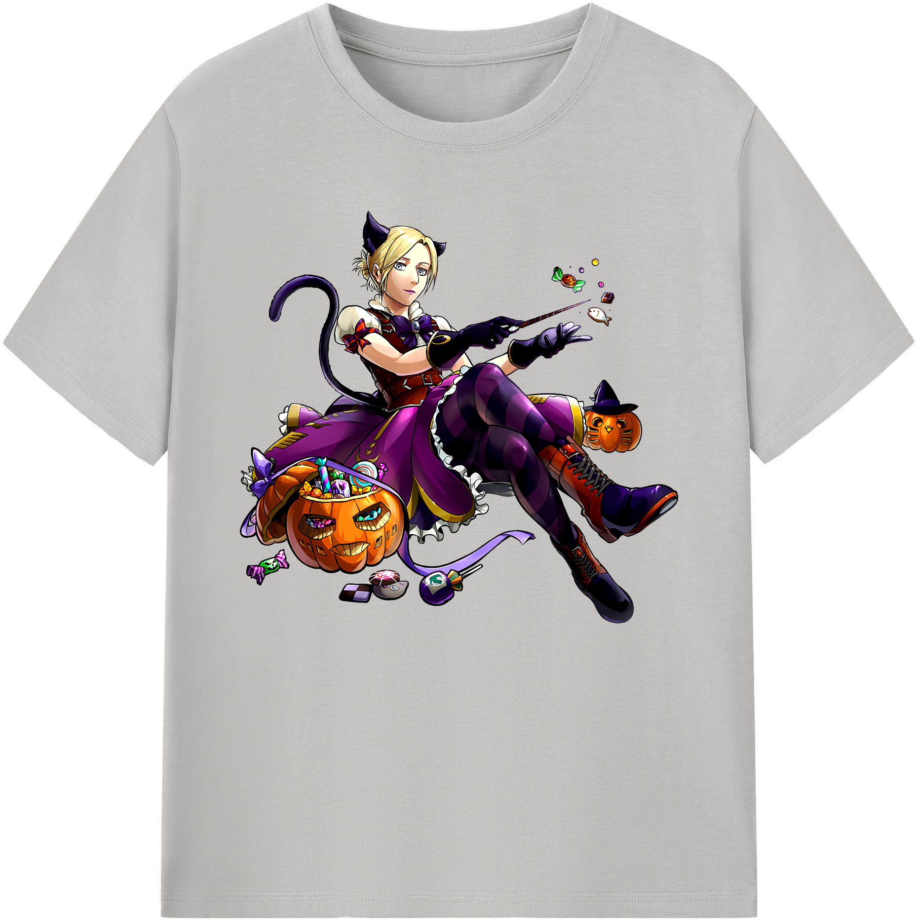 （画像用） 進撃の巨人 アニ・レオンハート Attack on Titan Annie Leonhart 綿100％ メンズ半袖Tシャツ｜肌触りやわらか＆通気性