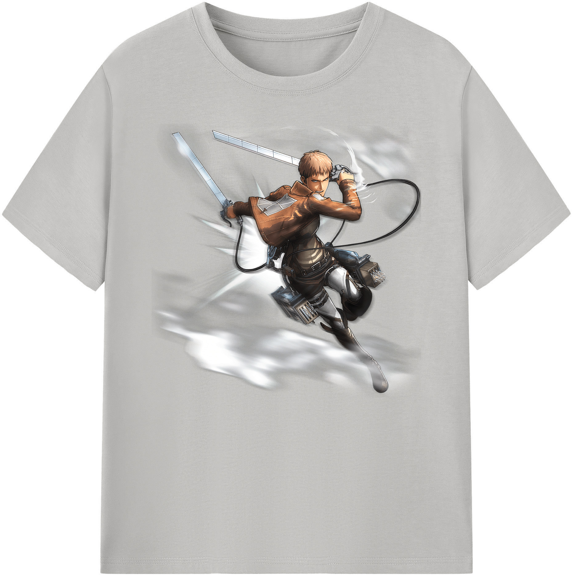 （画像用） 進撃の巨人 ジャン・キルシュタイン Attack on Titan Jean Kirstein 綿100％ メンズ半袖Tシャツ｜肌触りやわらか＆通気性
