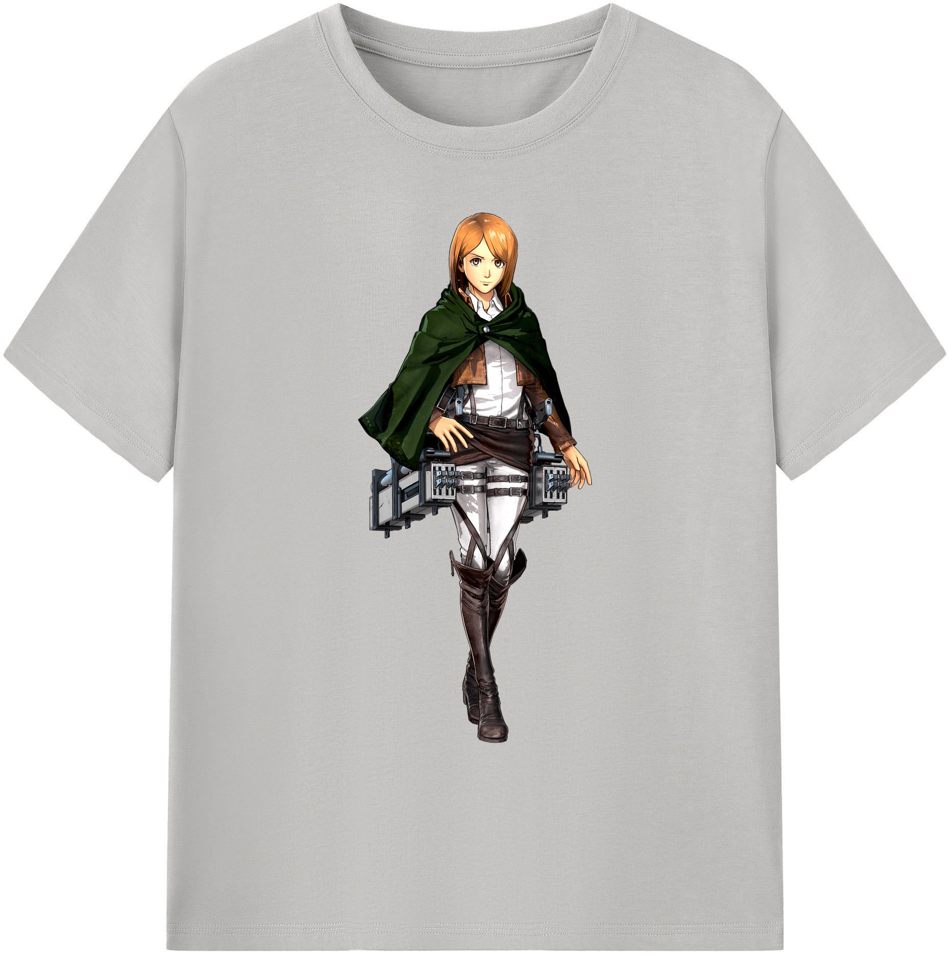 （画像用） 進撃の巨人 ペトラ·ラル Attack on Titan Petra Rall 綿100％ メンズ半袖Tシャツ｜肌触りやわらか＆通気性