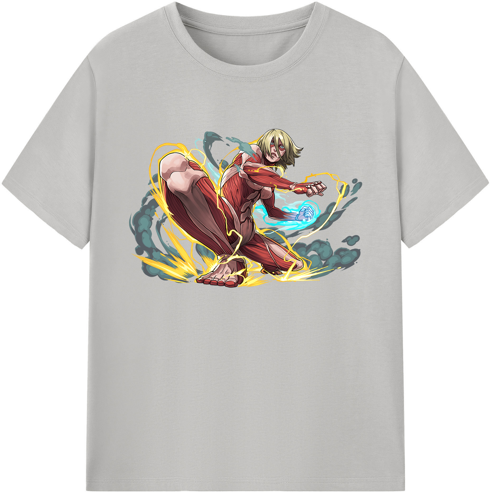 （画像用） 進撃の巨人 Attack on Titan 綿100％ メンズ半袖Tシャツ｜肌触りやわらか＆通気性