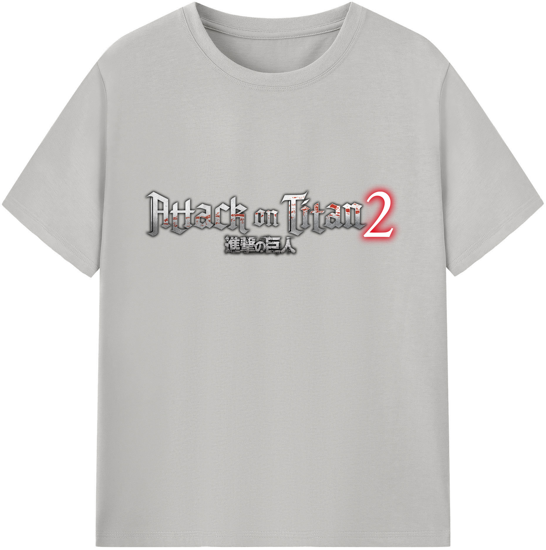 （画像用） 進撃の巨人 Attack on Titan 綿100％ メンズ半袖Tシャツ｜肌触りやわらか＆通気性