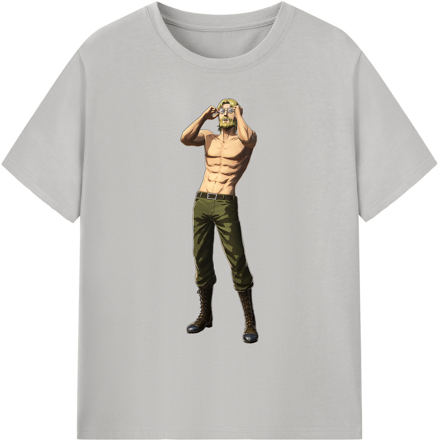 （画像用） 進撃の巨人 Attack on Titan 綿100％ メンズ半袖Tシャツ｜肌触りやわらか＆通気性