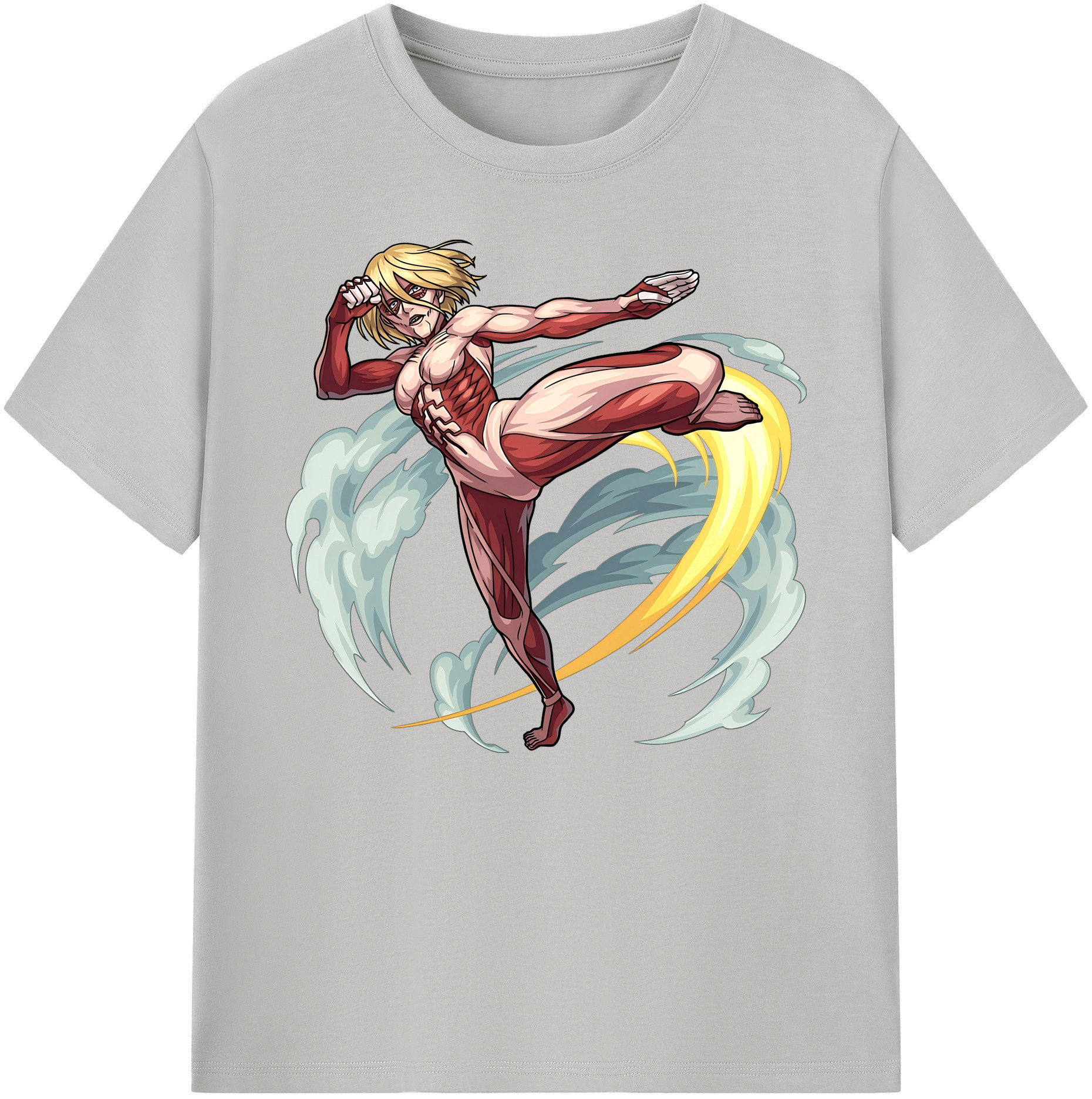 （画像用） 進撃の巨人 Attack on Titan 綿100％ メンズ半袖Tシャツ｜肌触りやわらか＆通気性