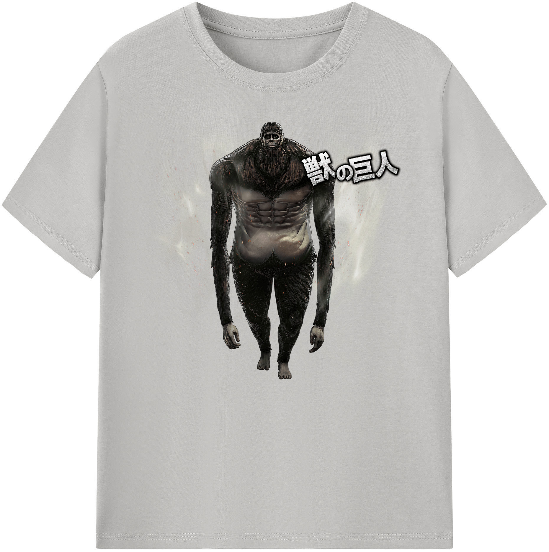（画像用） 進撃の巨人 Attack on Titan 綿100％ メンズ半袖Tシャツ｜肌触りやわらか＆通気性