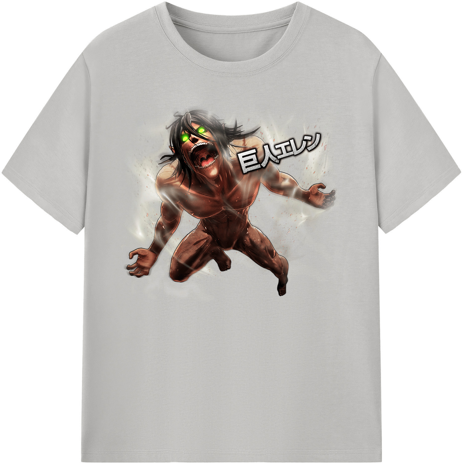 （画像用） 進撃の巨人 Attack on Titan 綿100％ メンズ半袖Tシャツ｜肌触りやわらか＆通気性