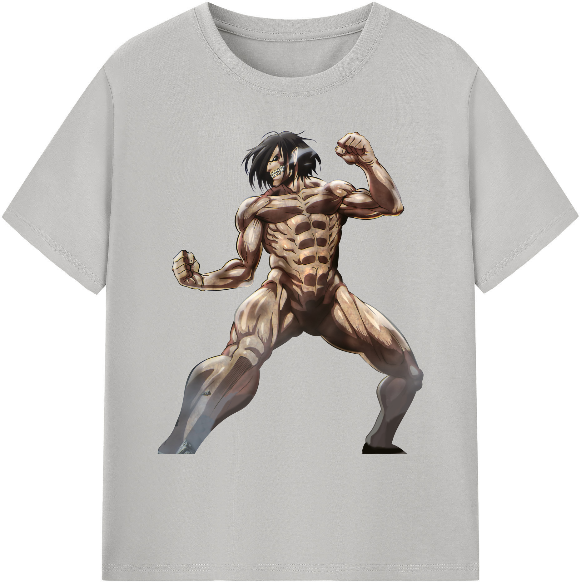 （画像用） 進撃の巨人 Attack on Titan 綿100％ メンズ半袖Tシャツ｜肌触りやわらか＆通気性