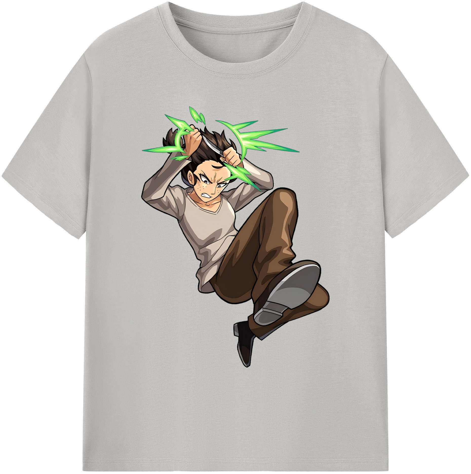 （画像用） 進撃の巨人 Attack on Titan 綿100％ メンズ半袖Tシャツ｜肌触りやわらか＆通気性