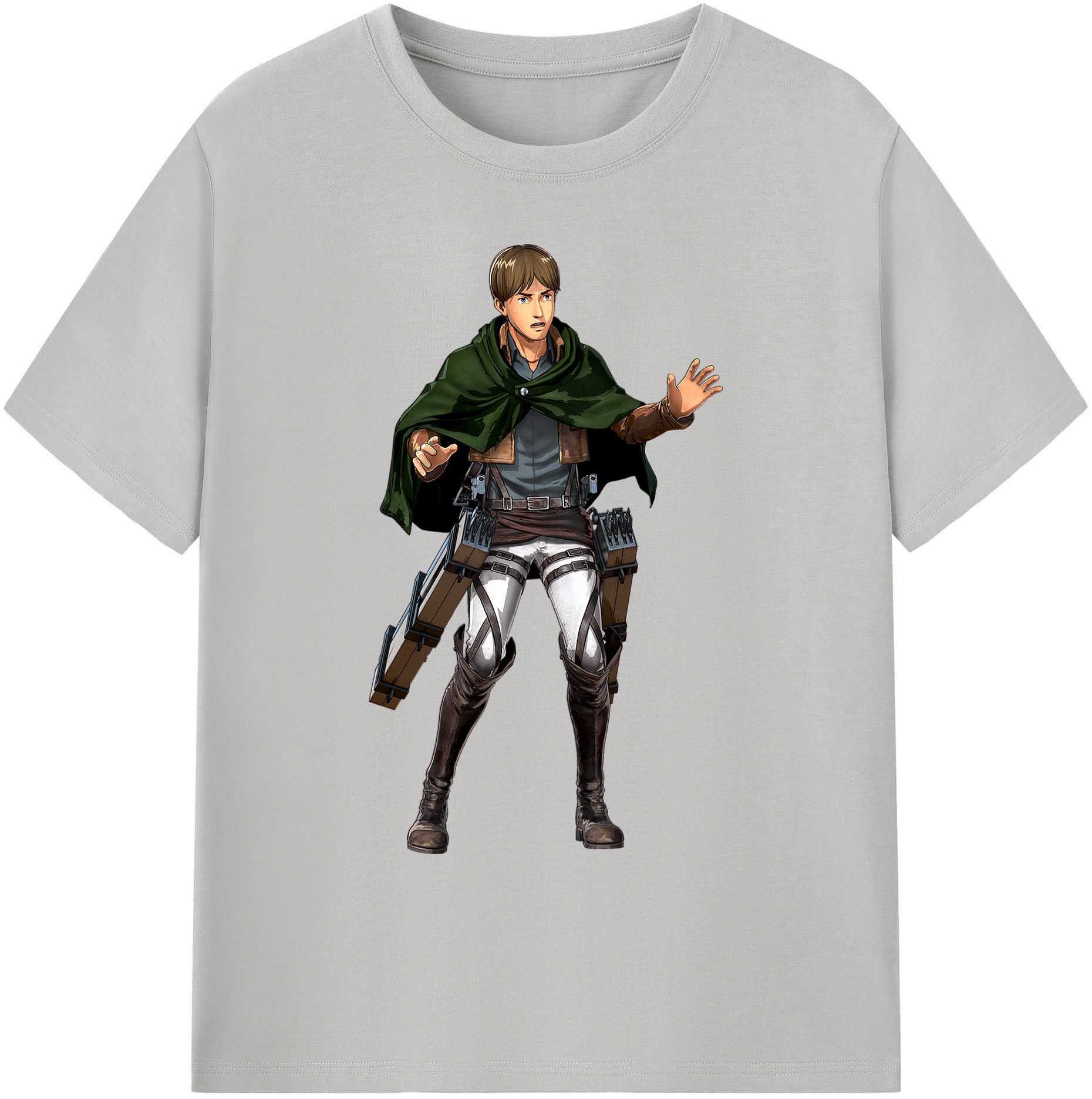 （画像用） 進撃の巨人 Attack on Titan 綿100％ メンズ半袖Tシャツ｜肌触りやわらか＆通気性
