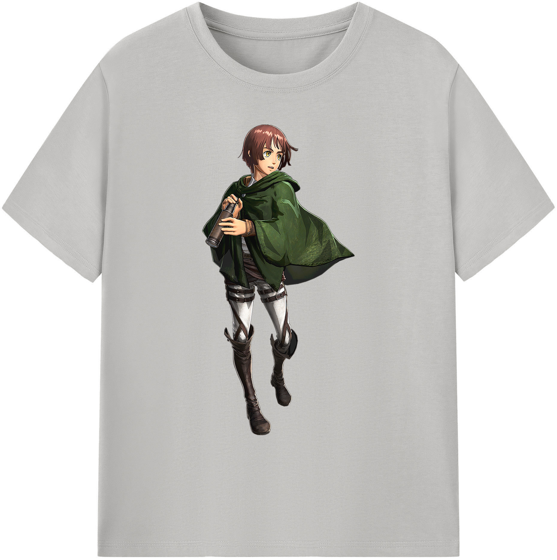 （画像用） 進撃の巨人 Attack on Titan 綿100％ メンズ半袖Tシャツ｜肌触りやわらか＆通気性