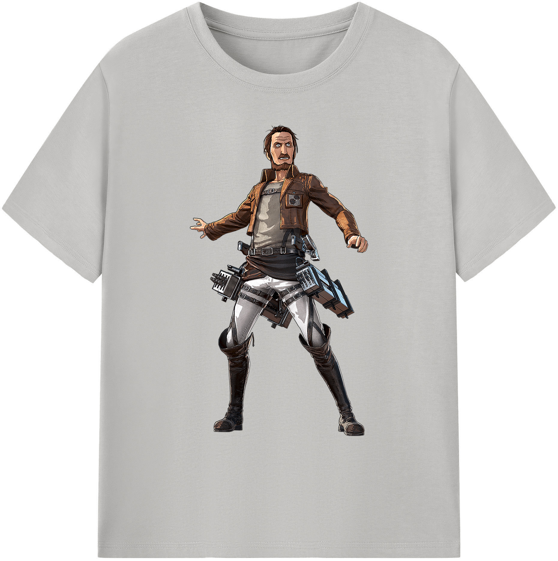 （画像用） 進撃の巨人 Attack on Titan 綿100％ メンズ半袖Tシャツ｜肌触りやわらか＆通気性
