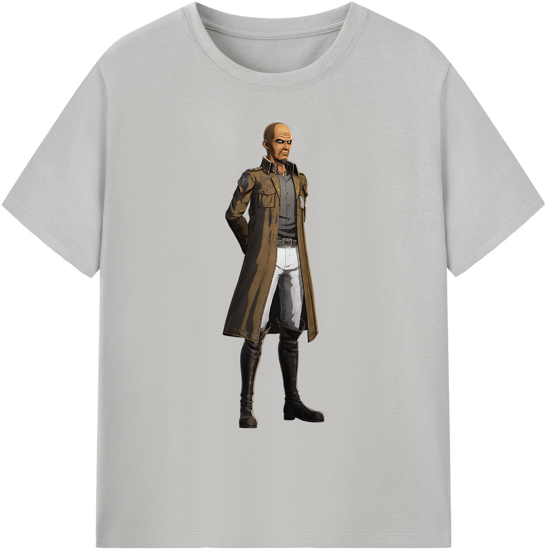 （画像用） 進撃の巨人 Attack on Titan 綿100％ メンズ半袖Tシャツ｜肌触りやわらか＆通気性