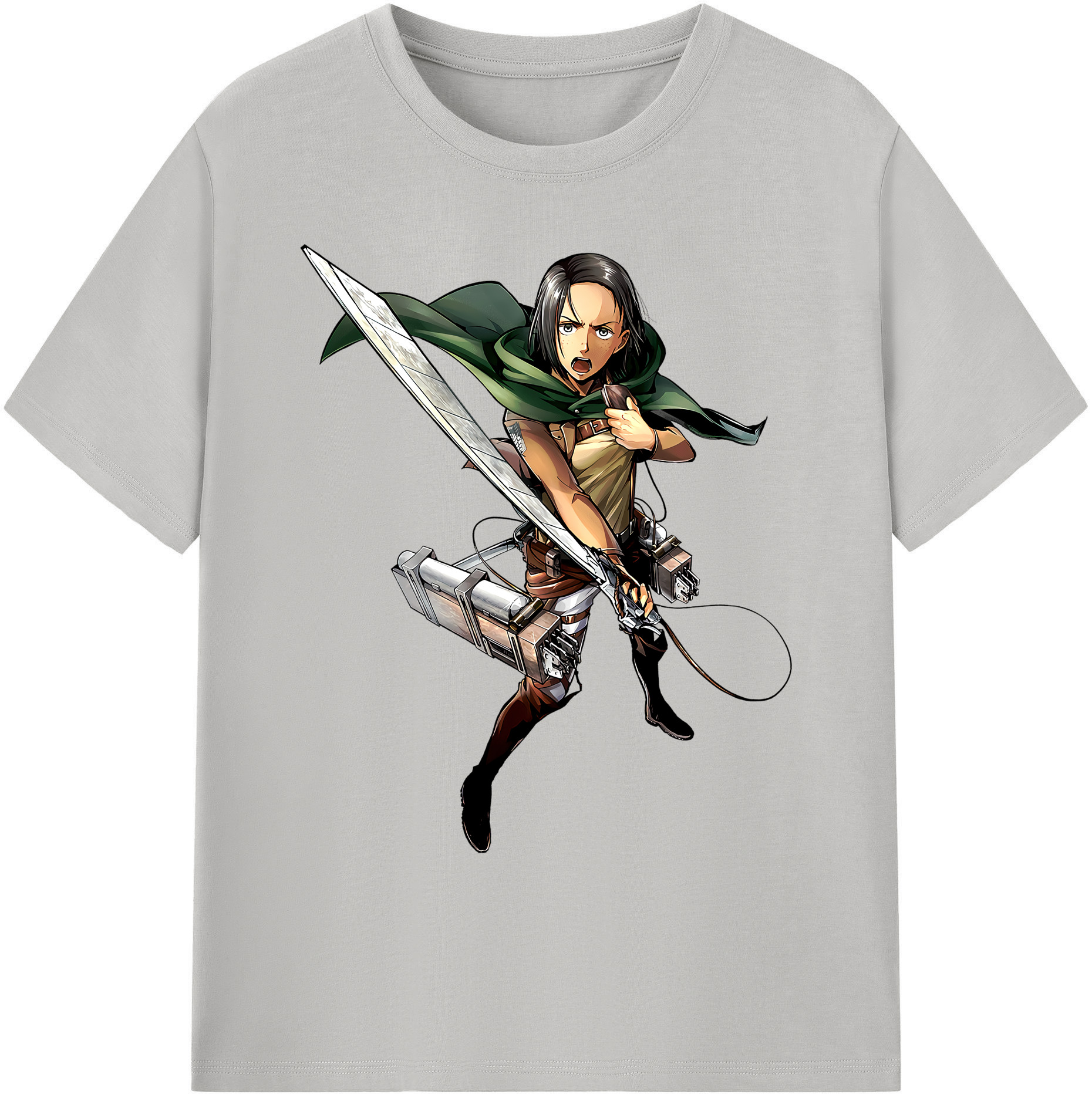 （画像用） 進撃の巨人 Attack on Titan 綿100％ メンズ半袖Tシャツ｜肌触りやわらか＆通気性