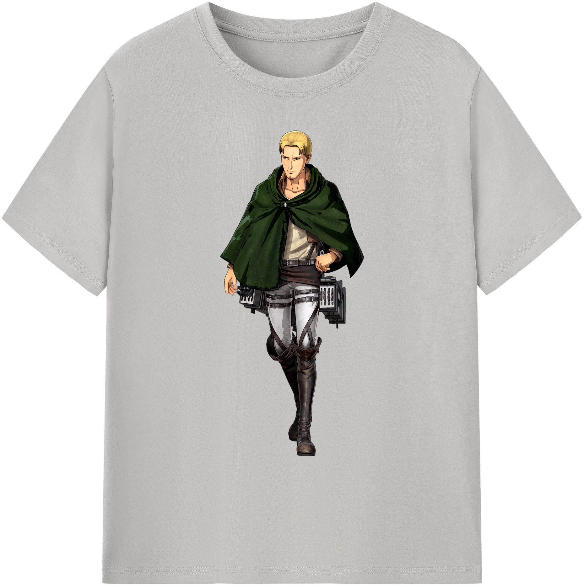 （画像用） 進撃の巨人 Attack on Titan 綿100％ メンズ半袖Tシャツ｜肌触りやわらか＆通気性