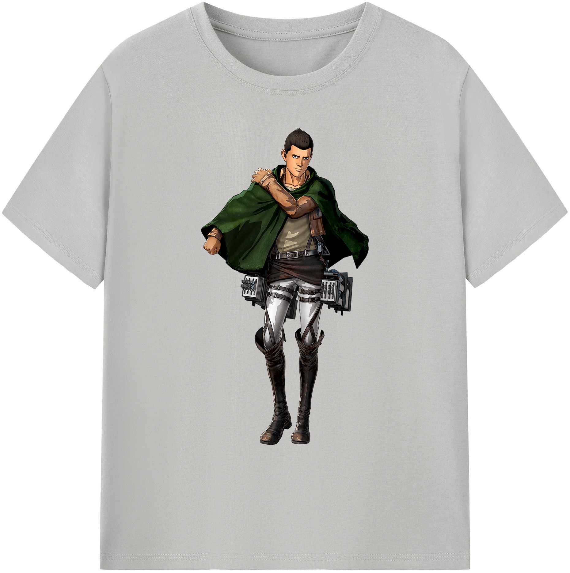 （画像用） 進撃の巨人 Attack on Titan 綿100％ メンズ半袖Tシャツ｜肌触りやわらか＆通気性