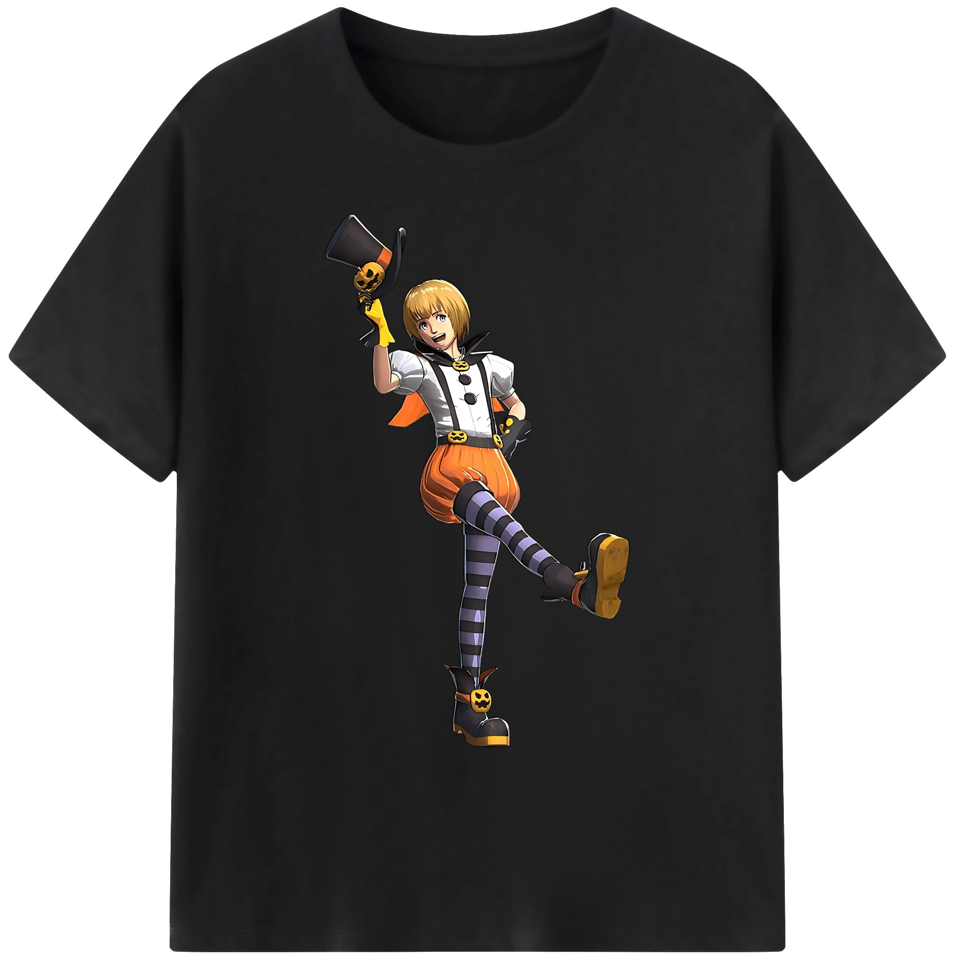（画像用） 進撃の巨人 アルミン·アルレルト Attack on Titan Armin Arlert 綿100％ メンズ半袖Tシャツ｜肌触りやわらか＆通気性