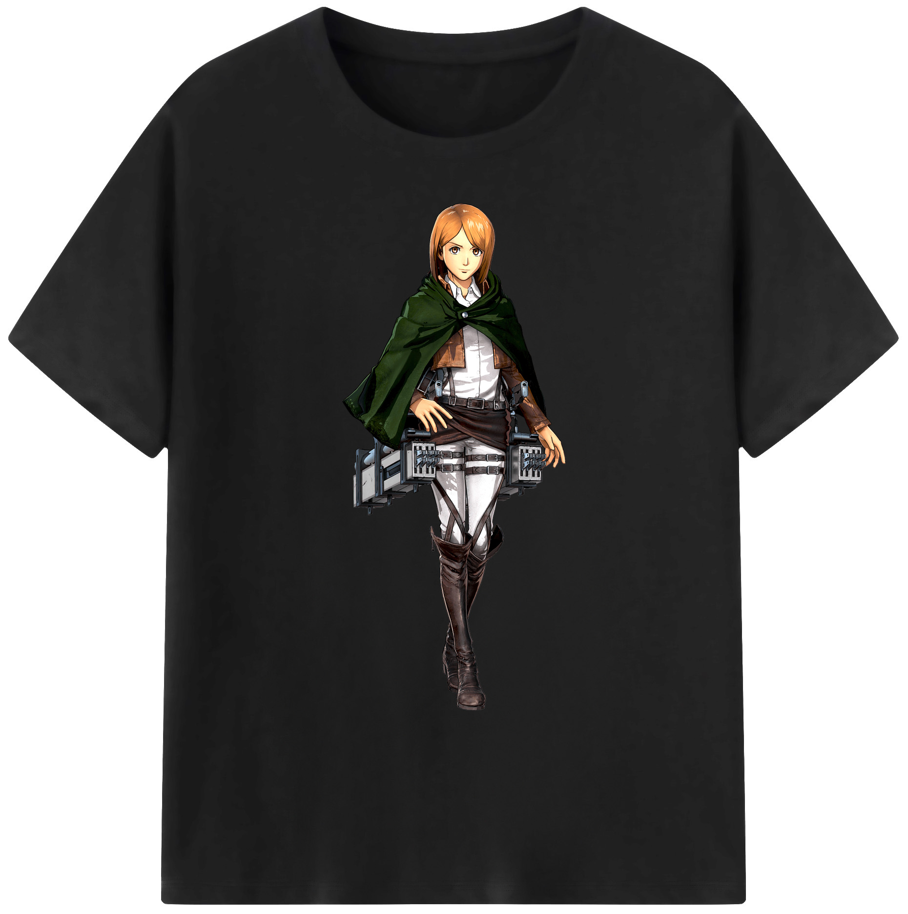 （画像用） 進撃の巨人 ペトラ·ラル Attack on Titan Petra Rall 綿100％ メンズ半袖Tシャツ｜肌触りやわらか＆通気性