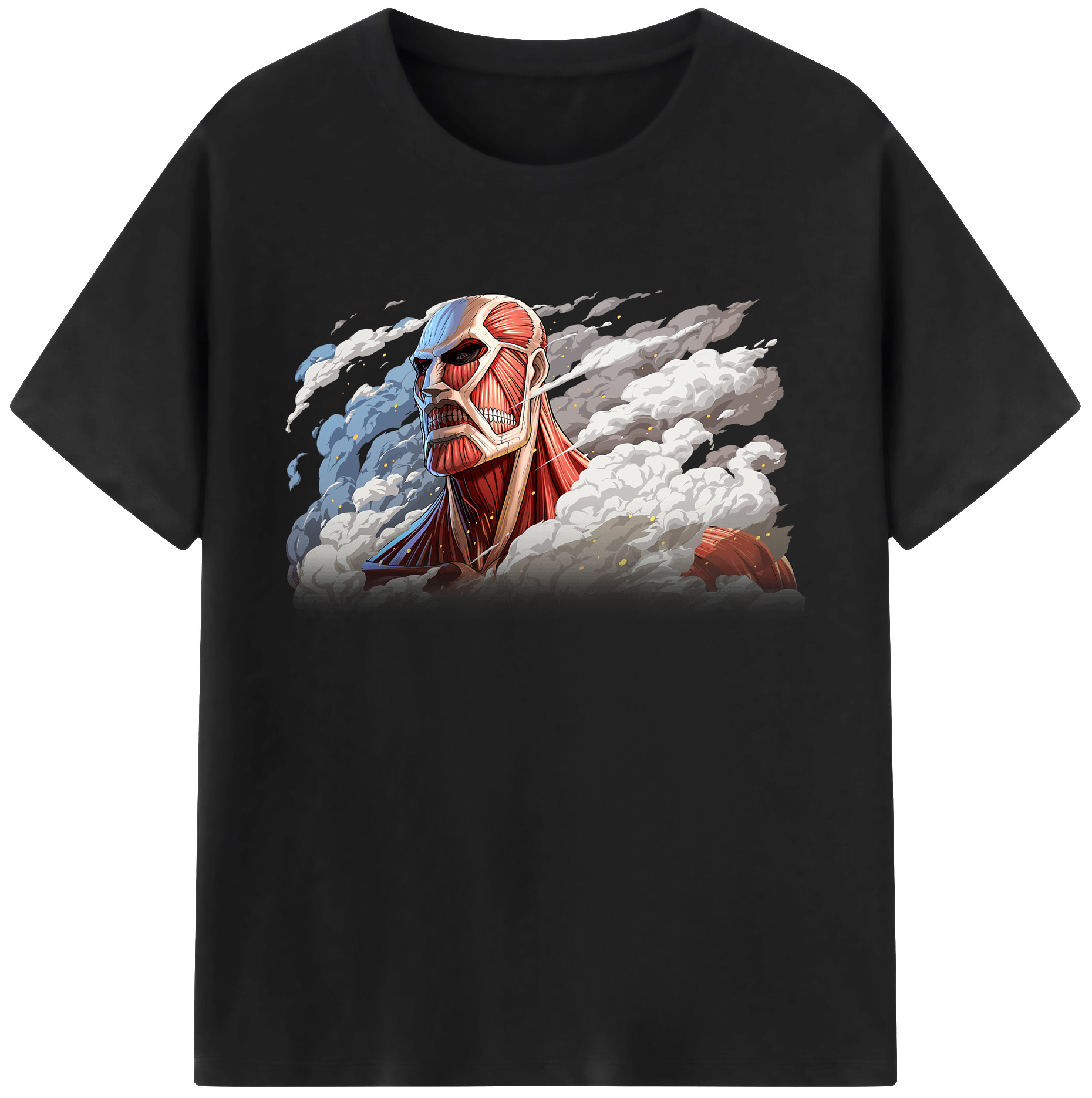 （画像用） 進撃の巨人 Attack on Titan 綿100％ メンズ半袖Tシャツ｜肌触りやわらか＆通気性