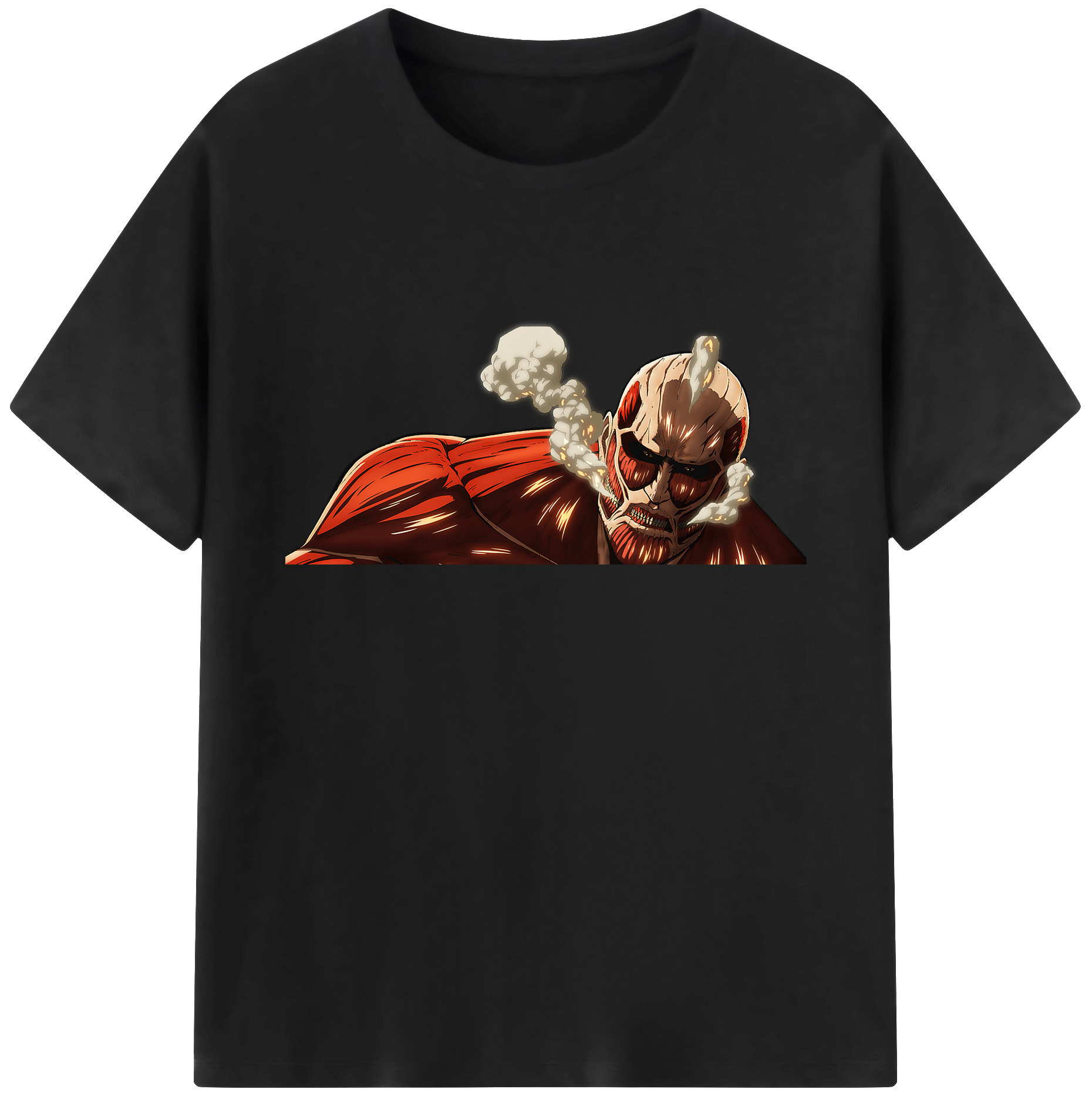 （画像用） 進撃の巨人 Attack on Titan 綿100％ メンズ半袖Tシャツ｜肌触りやわらか＆通気性
