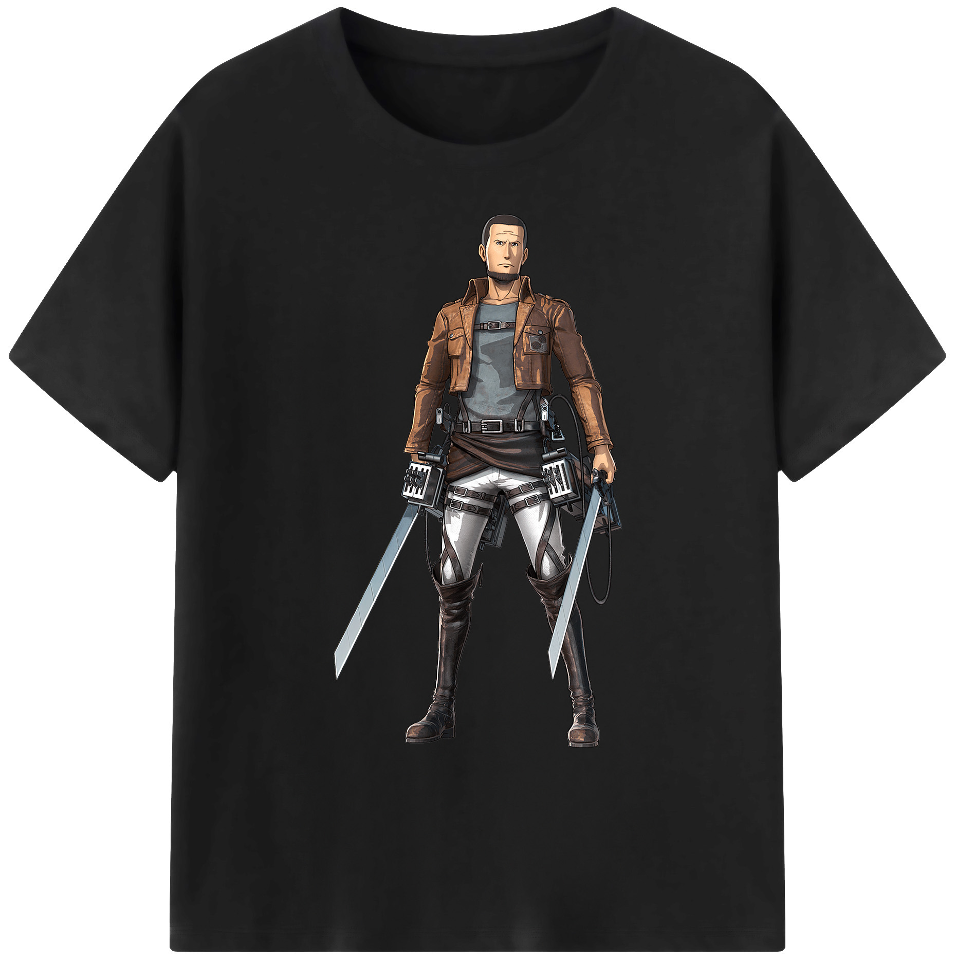 （画像用） 進撃の巨人 Attack on Titan 綿100％ メンズ半袖Tシャツ｜肌触りやわらか＆通気性