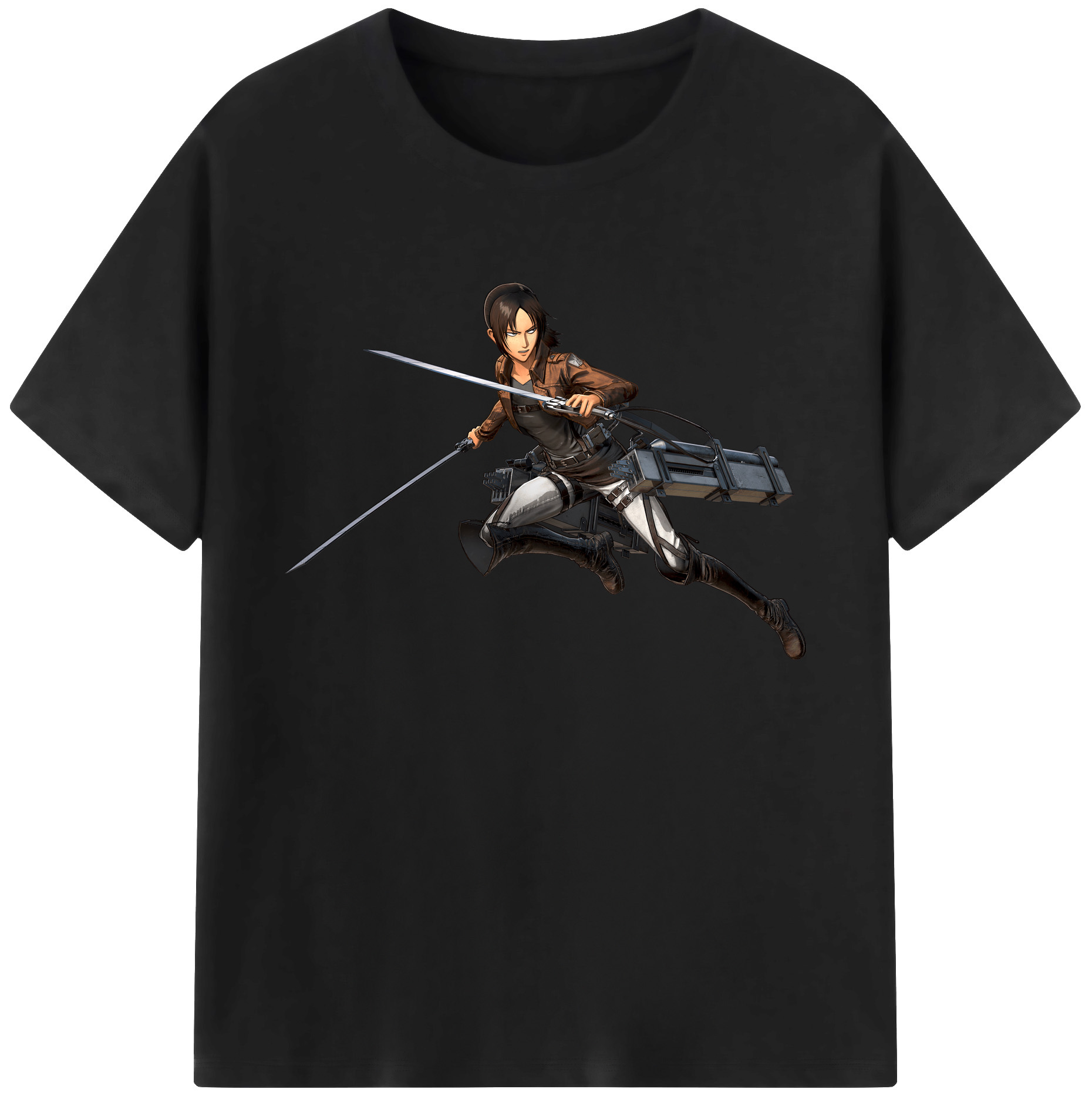 （画像用） 進撃の巨人 Attack on Titan 綿100％ メンズ半袖Tシャツ｜肌触りやわらか＆通気性
