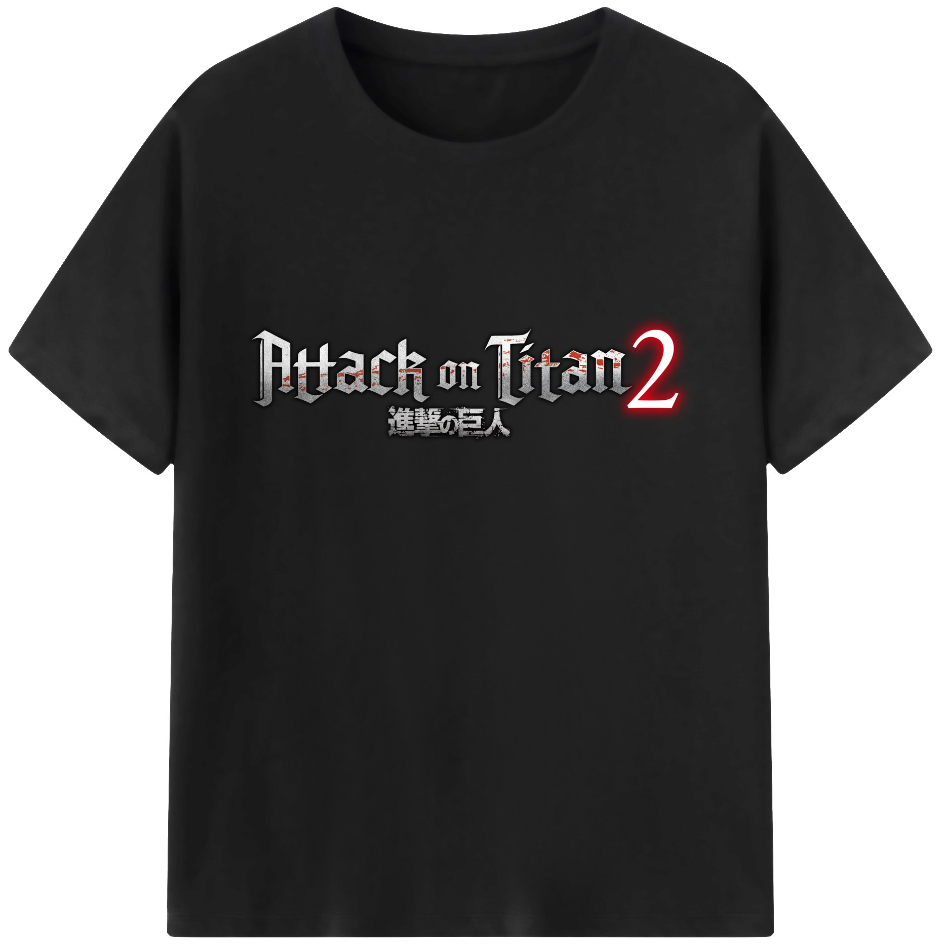 （画像用） 進撃の巨人 Attack on Titan 綿100％ メンズ半袖Tシャツ｜肌触りやわらか＆通気性