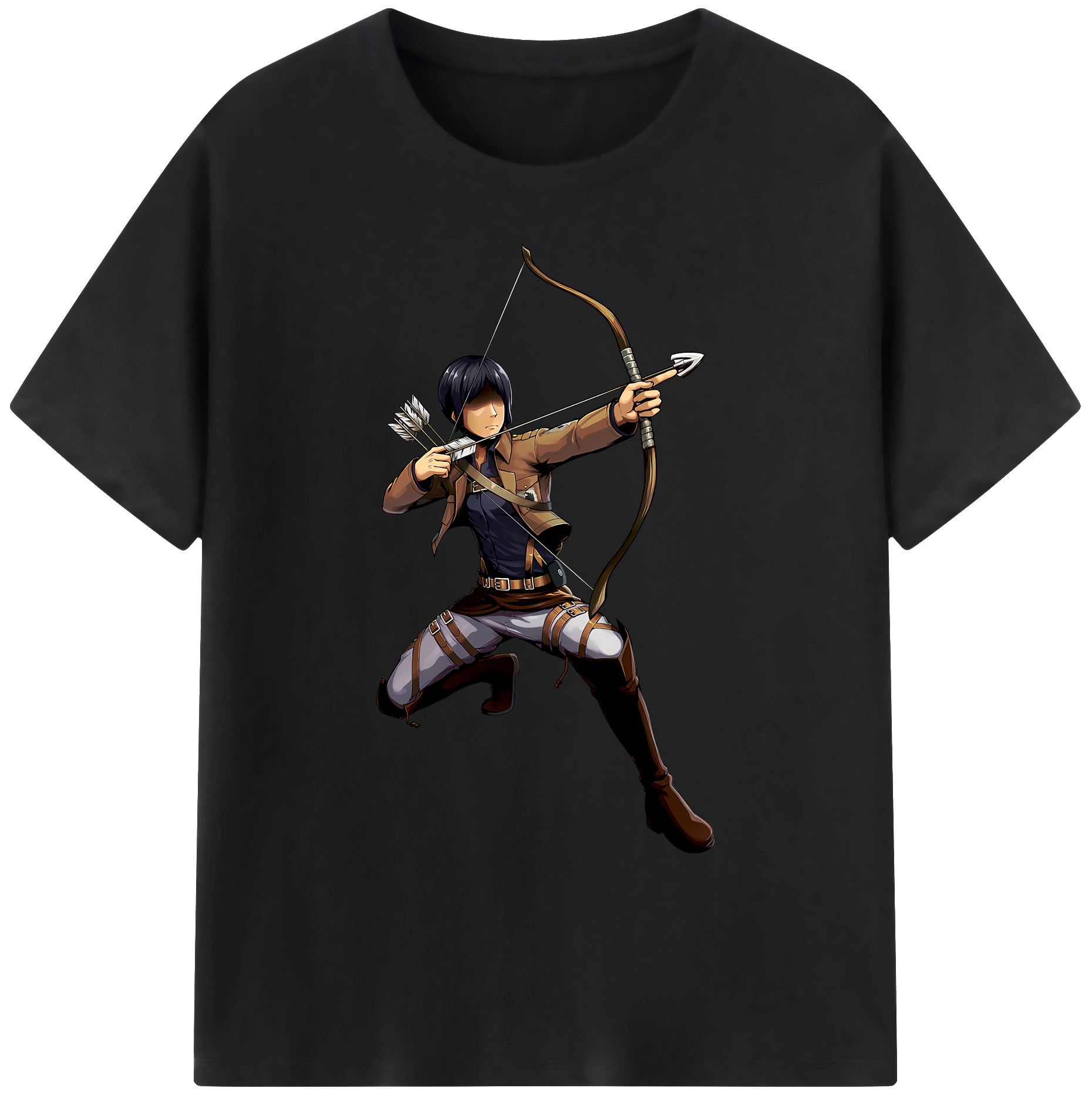 （画像用） 進撃の巨人 Attack on Titan 綿100％ メンズ半袖Tシャツ｜肌触りやわらか＆通気性