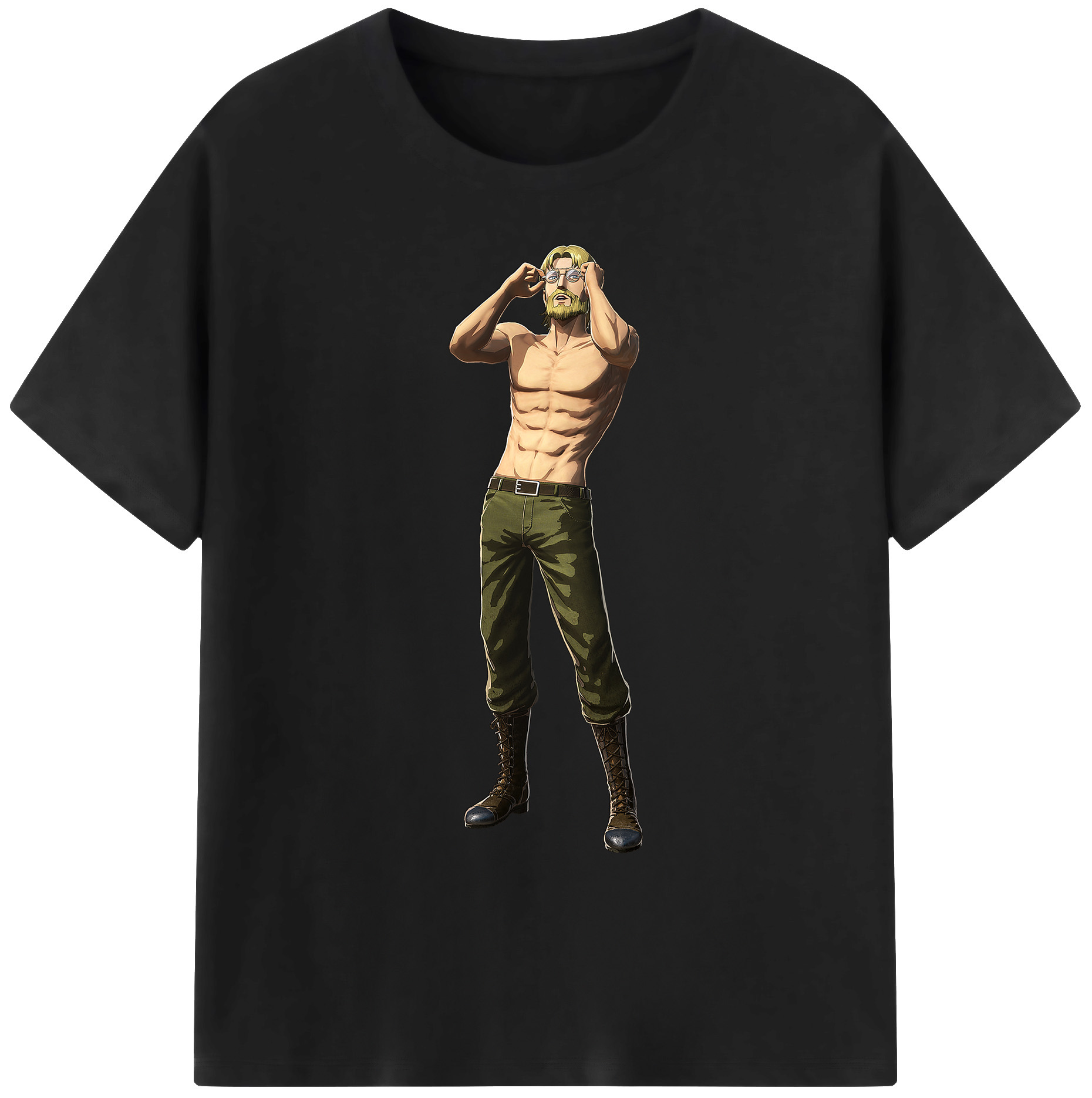 （画像用） 進撃の巨人 Attack on Titan 綿100％ メンズ半袖Tシャツ｜肌触りやわらか＆通気性