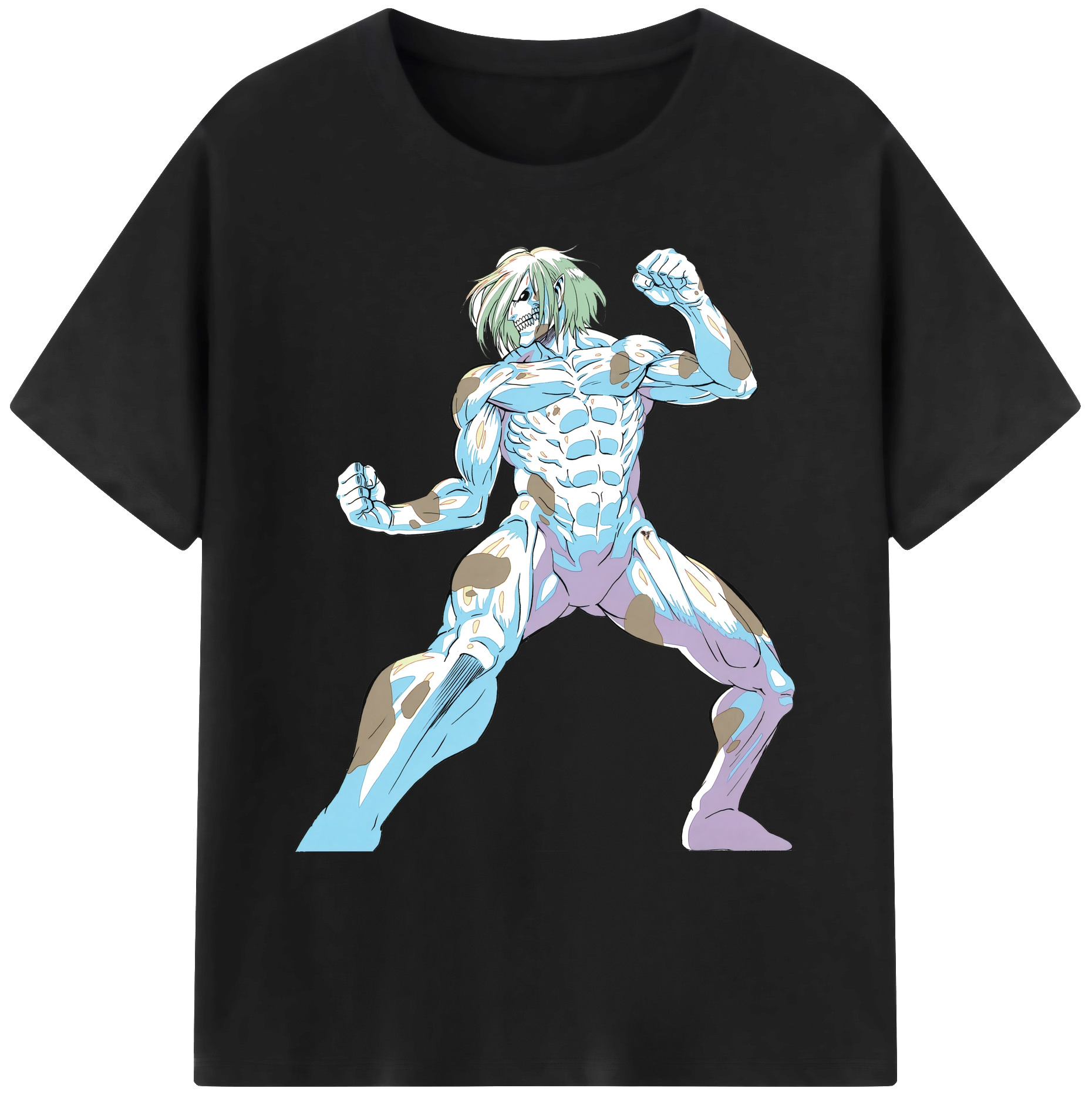 （画像用） 進撃の巨人 Attack on Titan 綿100％ メンズ半袖Tシャツ｜肌触りやわらか＆通気性
