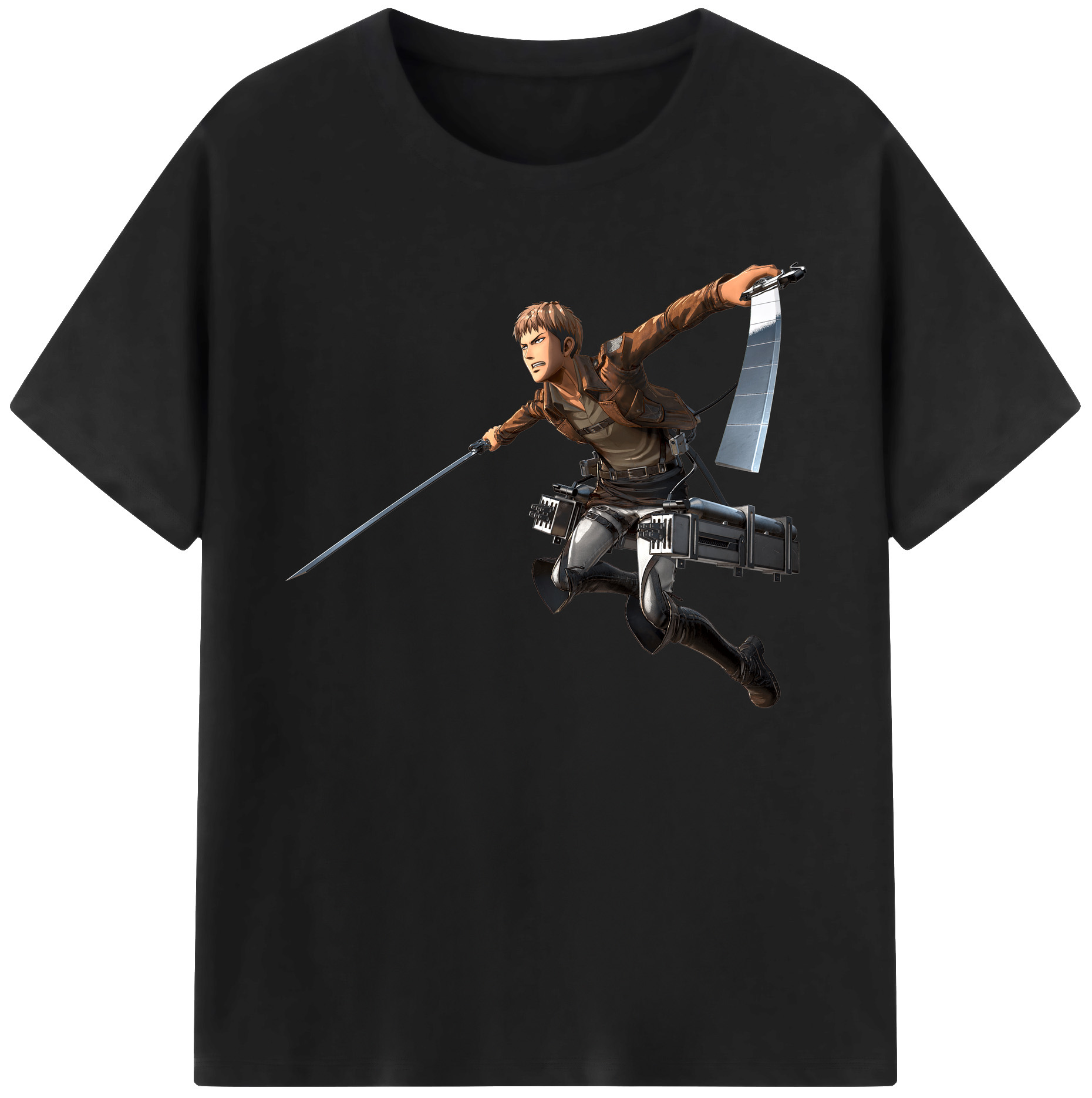 （画像用） 進撃の巨人 ジャン・キルシュタイン Attack on Titan Jean Kirstein 綿100％ メンズ半袖Tシャツ｜肌触りやわらか＆通気性