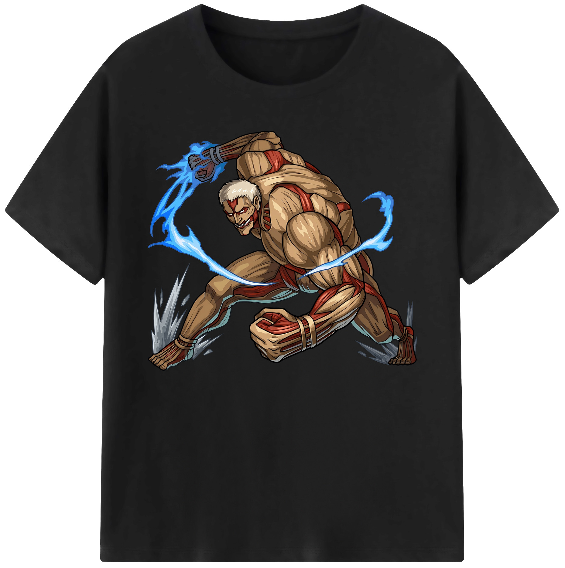 （画像用） 進撃の巨人 Attack on Titan 綿100％ メンズ半袖Tシャツ｜肌触りやわらか＆通気性