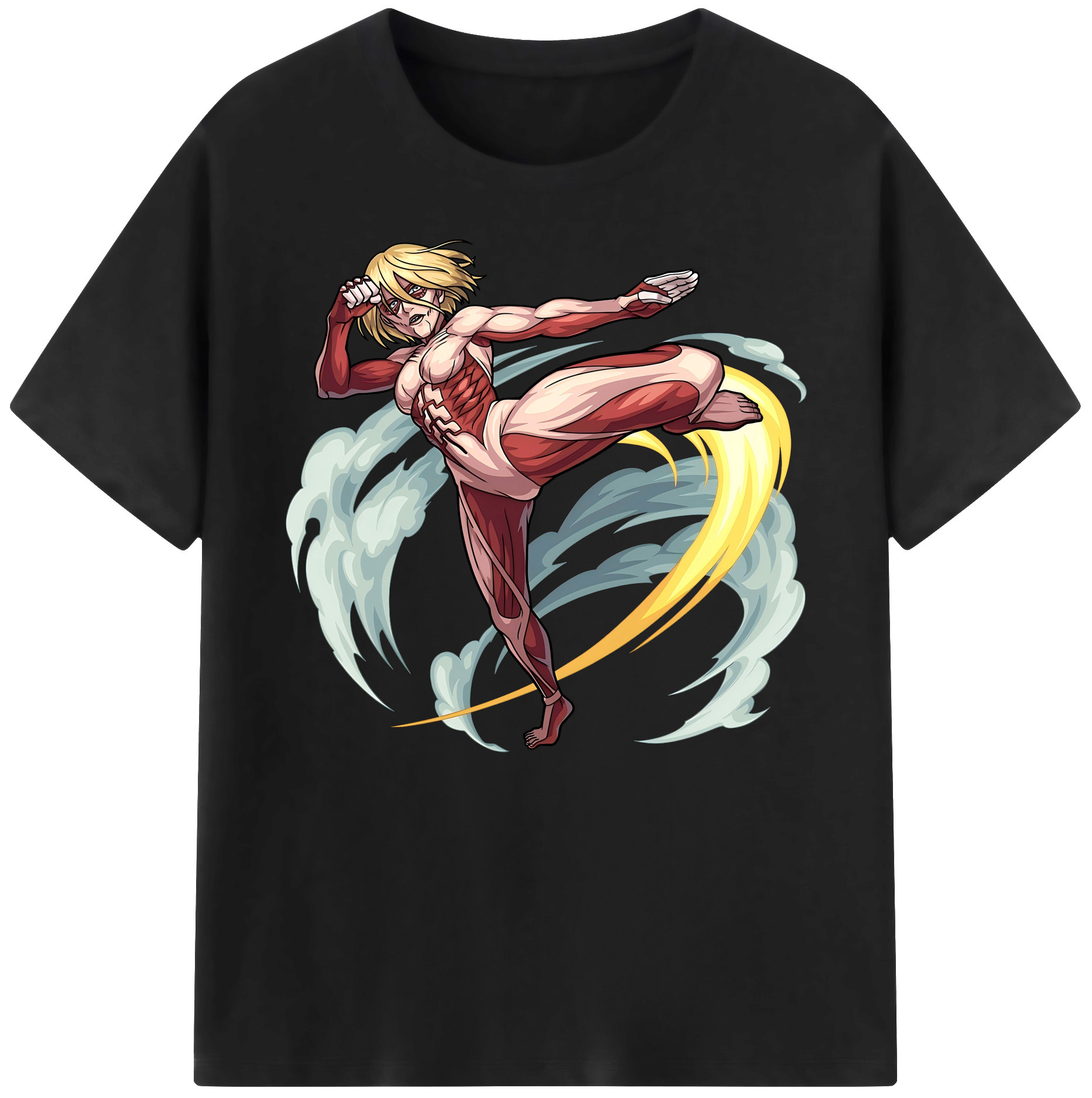 （画像用） 進撃の巨人 Attack on Titan 綿100％ メンズ半袖Tシャツ｜肌触りやわらか＆通気性