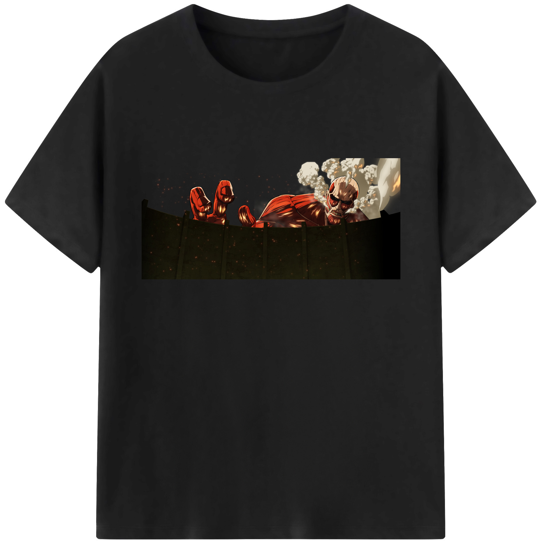（画像用） 進撃の巨人 Attack on Titan 綿100％ メンズ半袖Tシャツ｜肌触りやわらか＆通気性