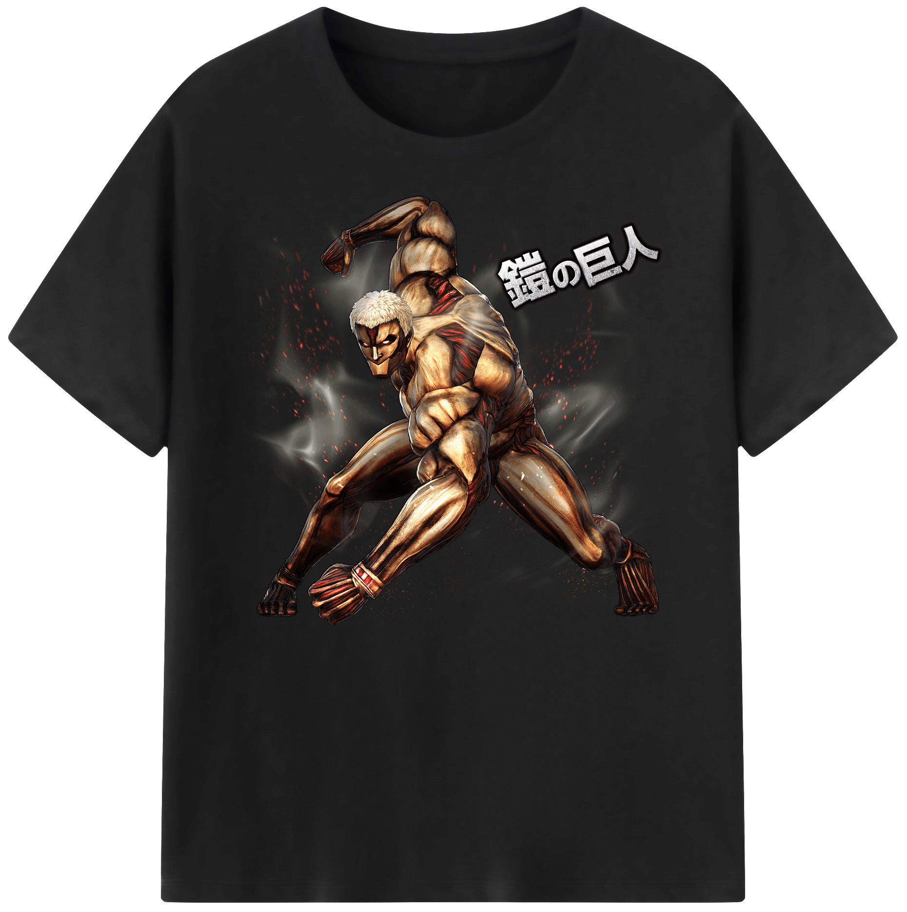 （画像用） 進撃の巨人 Attack on Titan 綿100％ メンズ半袖Tシャツ｜肌触りやわらか＆通気性