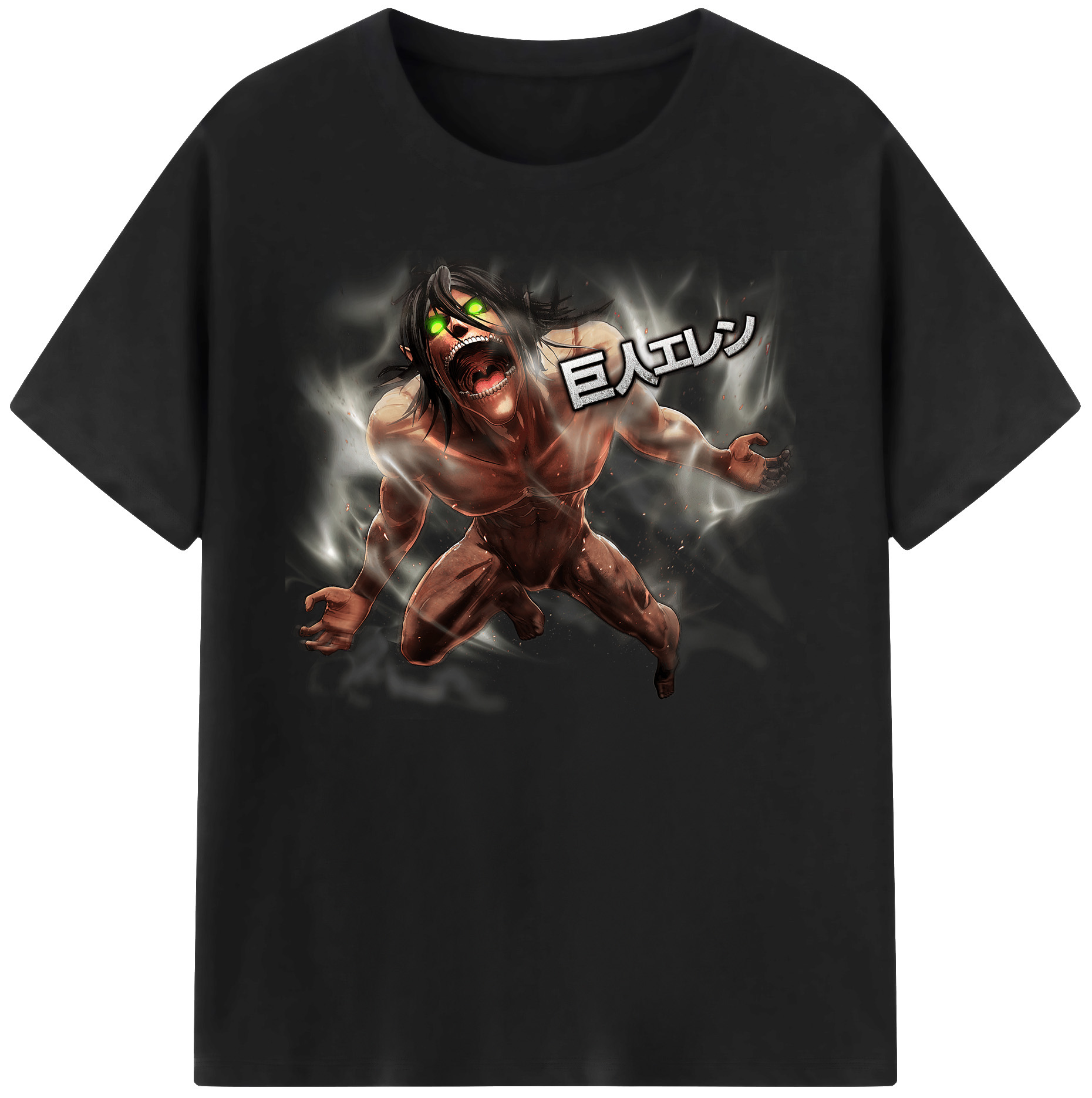 （画像用） 進撃の巨人 Attack on Titan 綿100％ メンズ半袖Tシャツ｜肌触りやわらか＆通気性