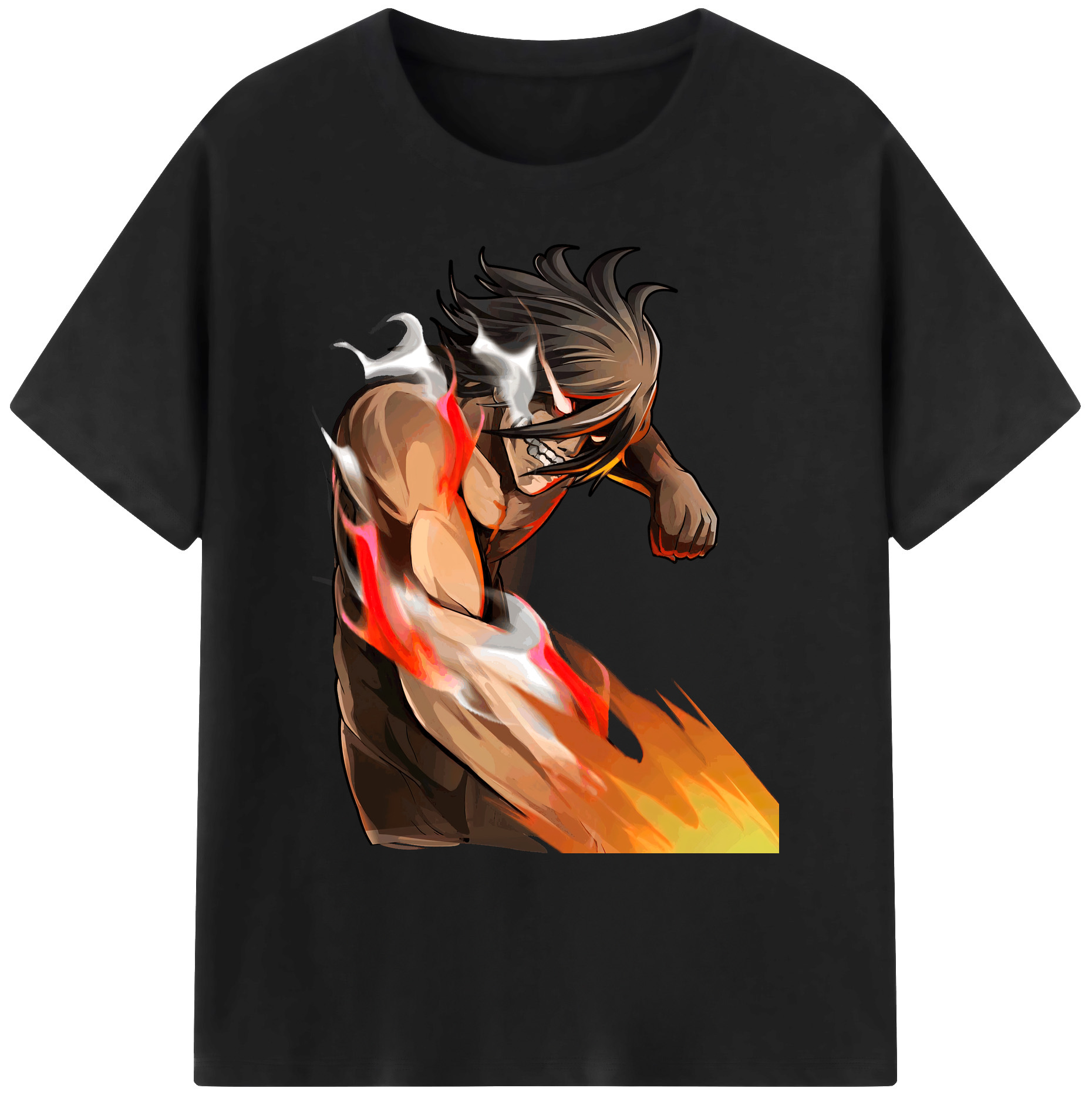 （画像用） 進撃の巨人 Attack on Titan 綿100％ メンズ半袖Tシャツ｜肌触りやわらか＆通気性
