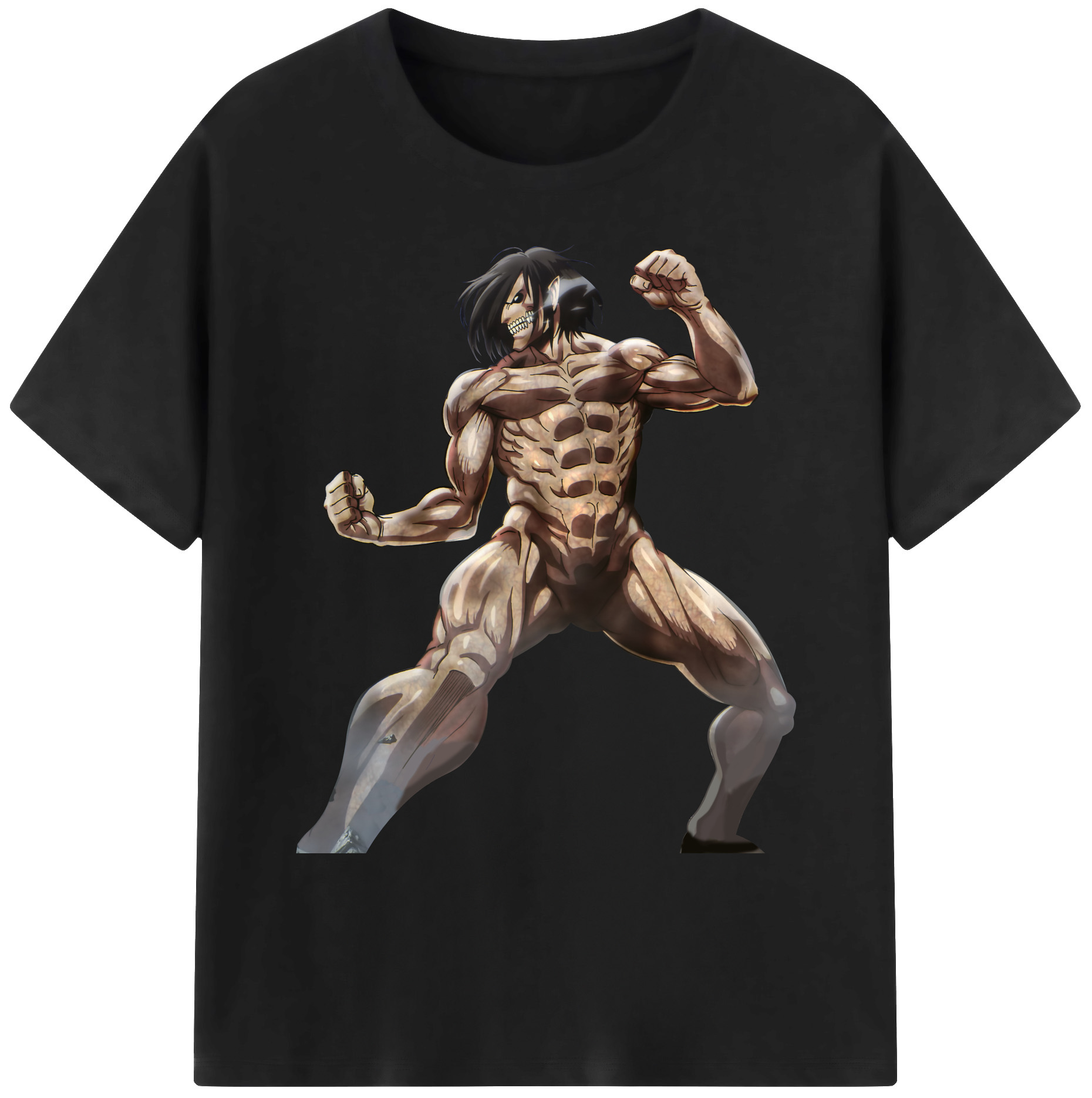 （画像用） 進撃の巨人 Attack on Titan 綿100％ メンズ半袖Tシャツ｜肌触りやわらか＆通気性