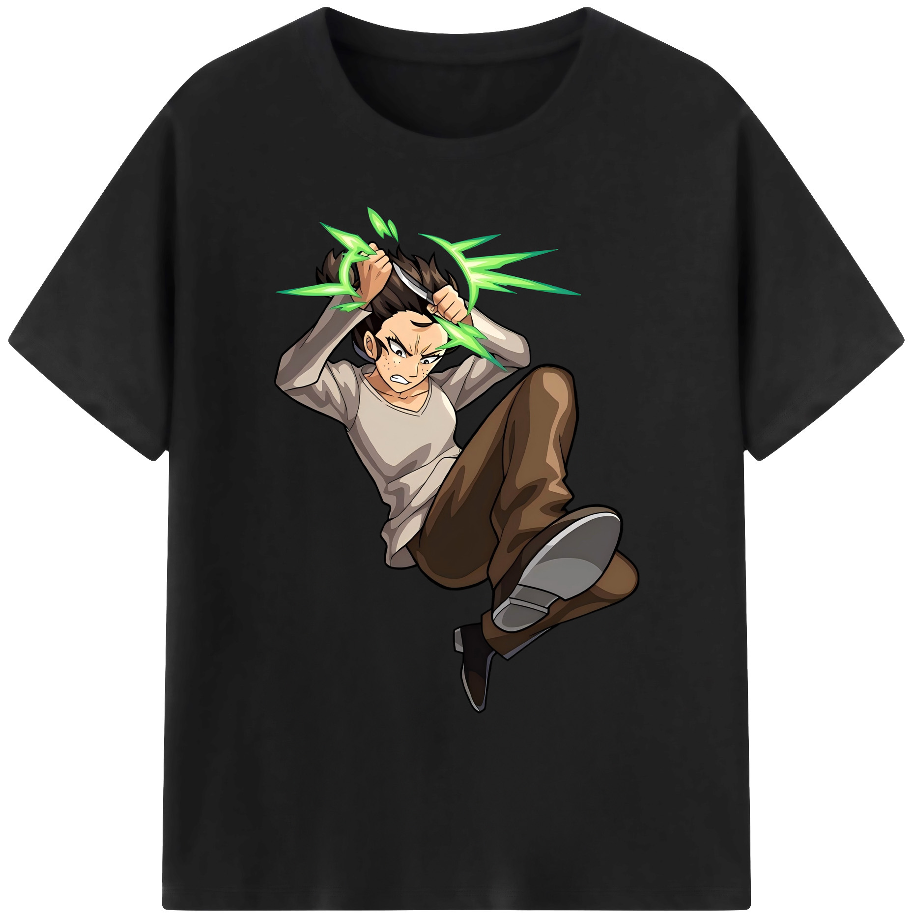 （画像用） 進撃の巨人 Attack on Titan 綿100％ メンズ半袖Tシャツ｜肌触りやわらか＆通気性