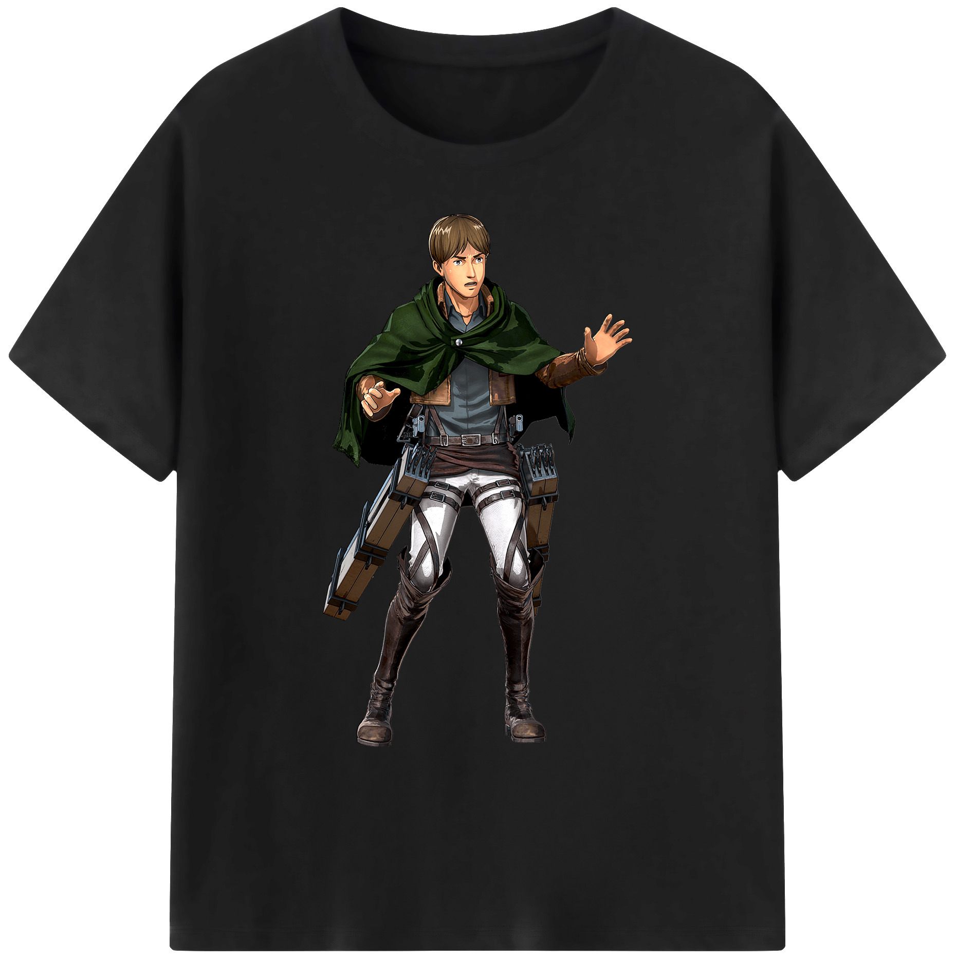 （画像用） 進撃の巨人 Attack on Titan 綿100％ メンズ半袖Tシャツ｜肌触りやわらか＆通気性