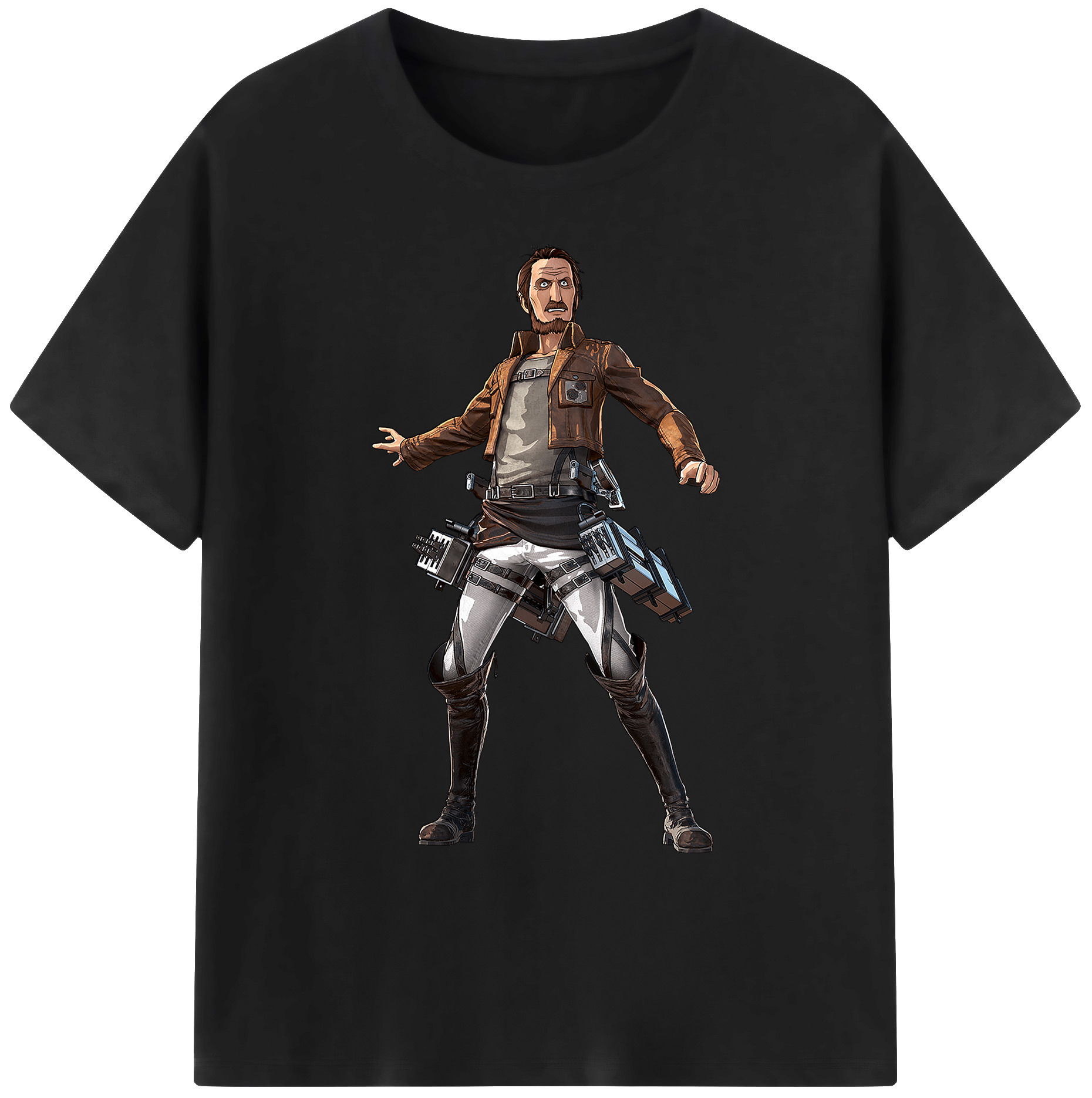 （画像用） 進撃の巨人 Attack on Titan 綿100％ メンズ半袖Tシャツ｜肌触りやわらか＆通気性