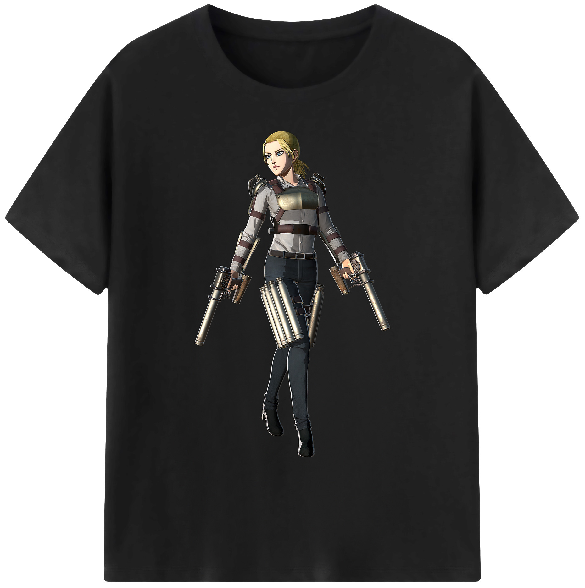 （画像用） 進撃の巨人 Attack on Titan 綿100％ メンズ半袖Tシャツ｜肌触りやわらか＆通気性