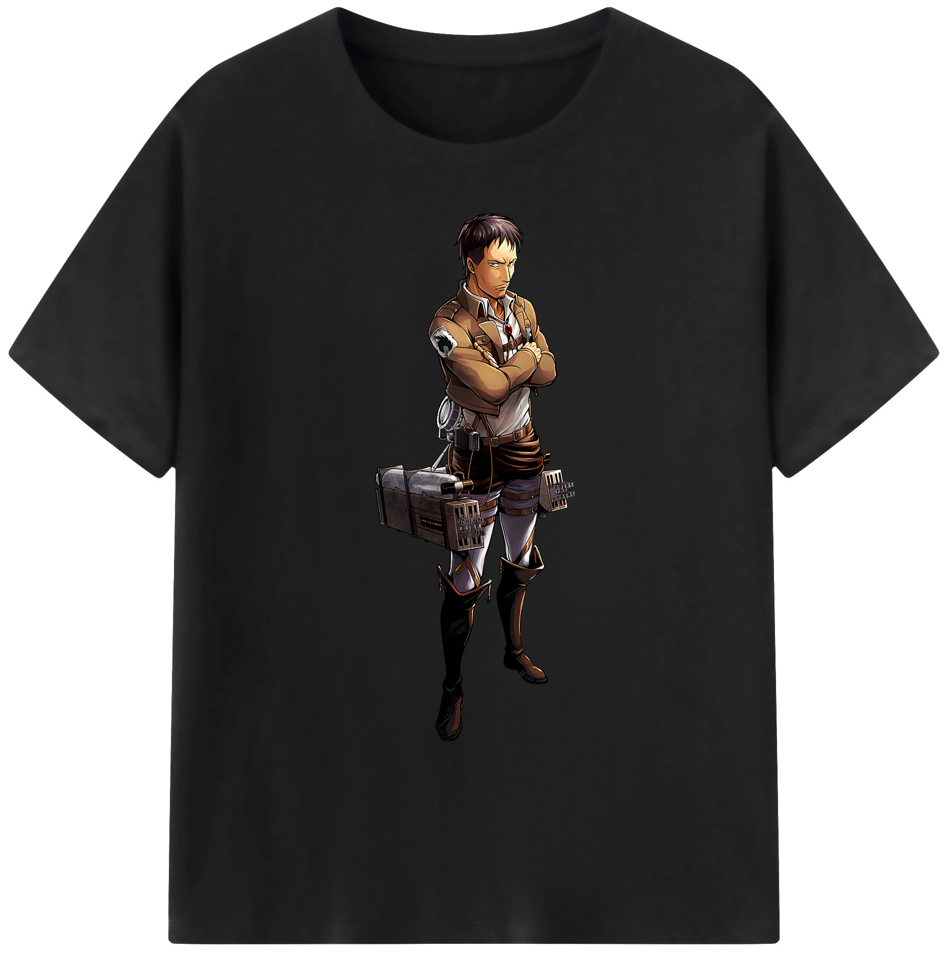 （画像用） 進撃の巨人 Attack on Titan 綿100％ メンズ半袖Tシャツ｜肌触りやわらか＆通気性