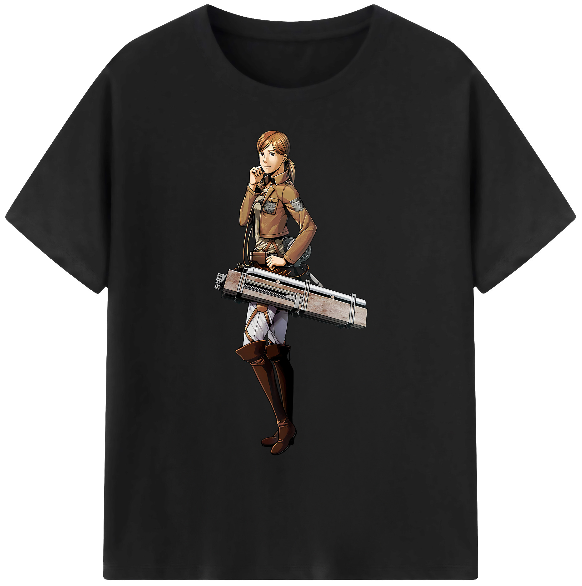 （画像用） 進撃の巨人 Attack on Titan 綿100％ メンズ半袖Tシャツ｜肌触りやわらか＆通気性