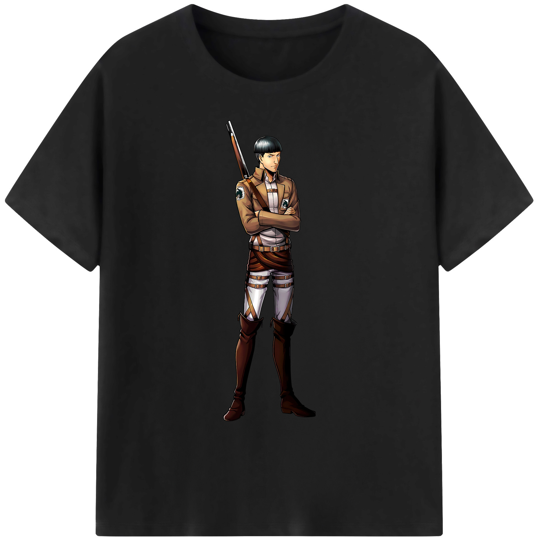 （画像用） 進撃の巨人 Attack on Titan 綿100％ メンズ半袖Tシャツ｜肌触りやわらか＆通気性