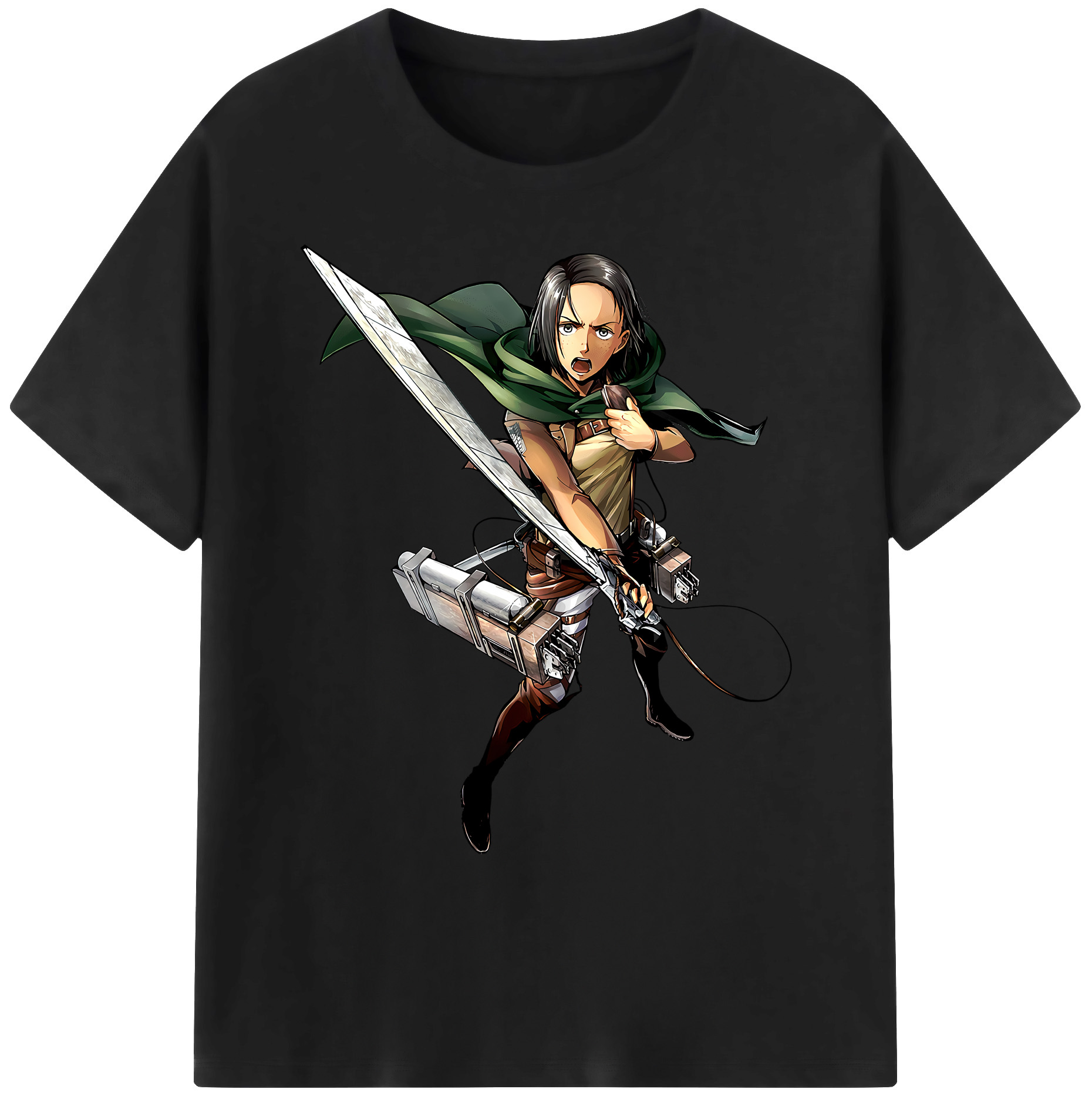 （画像用） 進撃の巨人 Attack on Titan 綿100％ メンズ半袖Tシャツ｜肌触りやわらか＆通気性