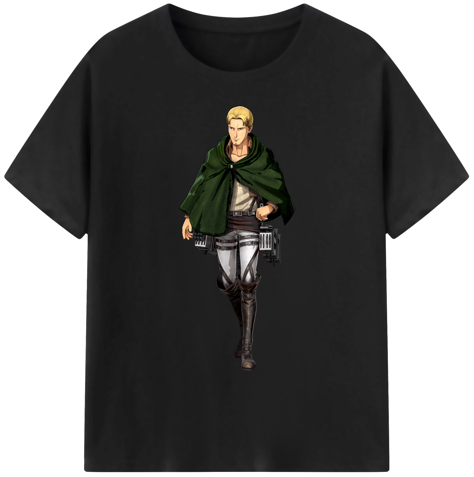 （画像用） 進撃の巨人 Attack on Titan 綿100％ メンズ半袖Tシャツ｜肌触りやわらか＆通気性