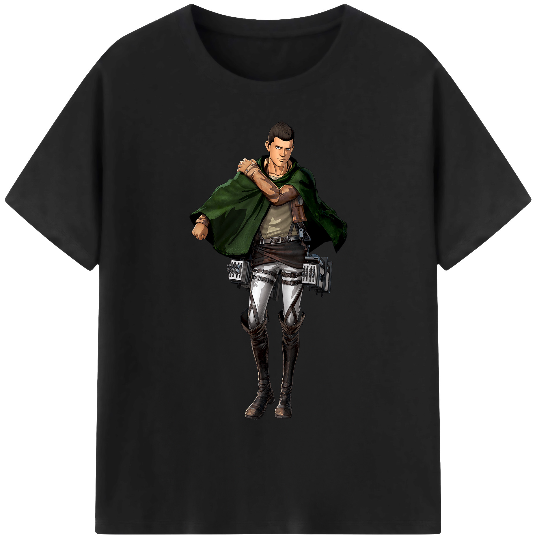 （画像用） 進撃の巨人 Attack on Titan 綿100％ メンズ半袖Tシャツ｜肌触りやわらか＆通気性